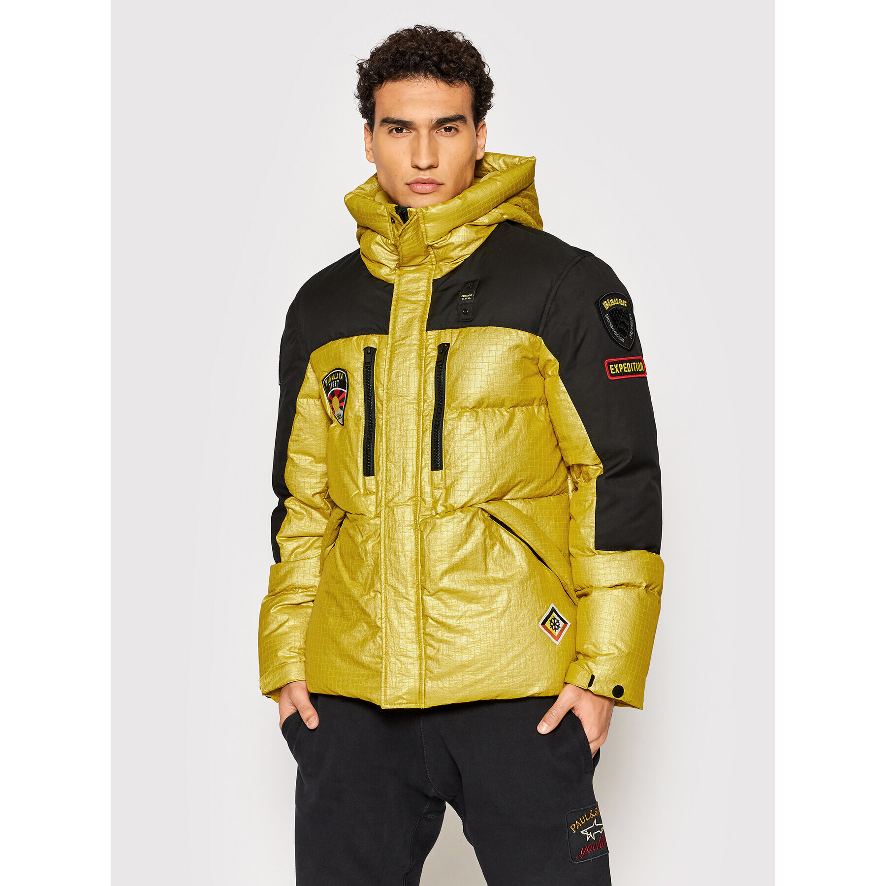 Blauer Geacă din puf Ruben Expedition 21WBLUC03100 006059 Galben Regular Fit - Pled.ro