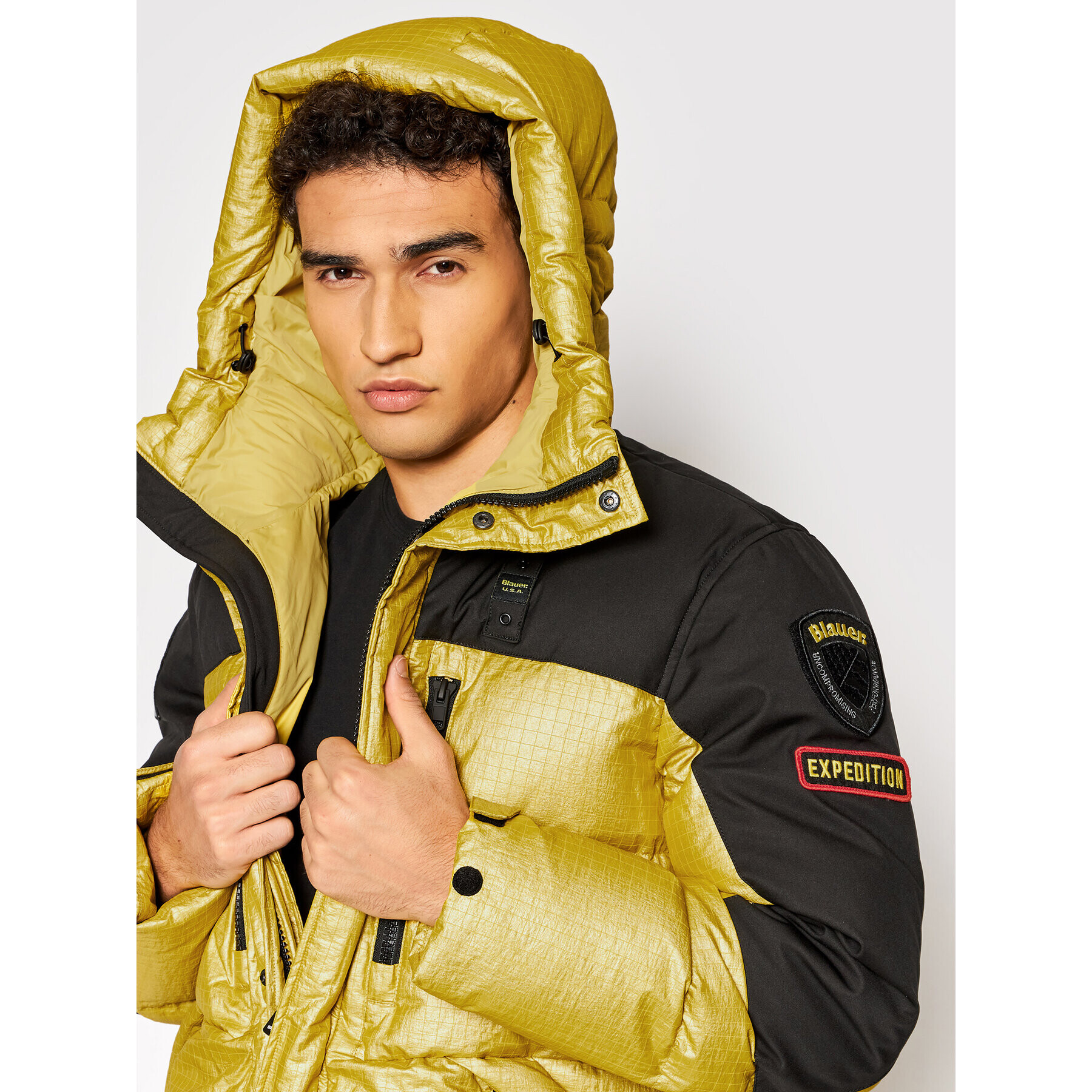 Blauer Geacă din puf Ruben Expedition 21WBLUC03100 006059 Galben Regular Fit - Pled.ro