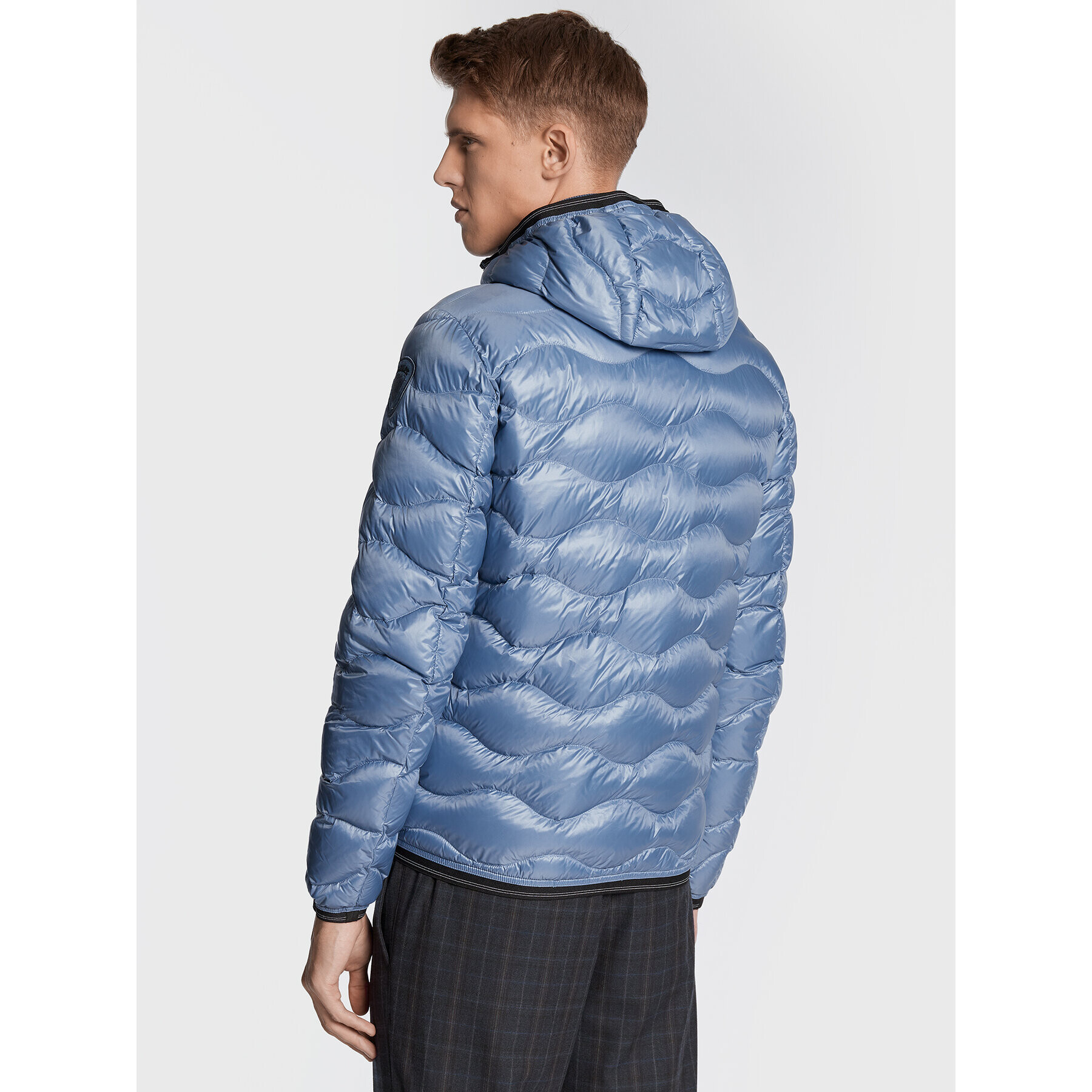 Blauer Geacă din puf Terence BLUC03014 006355 Albastru Regular Fit - Pled.ro