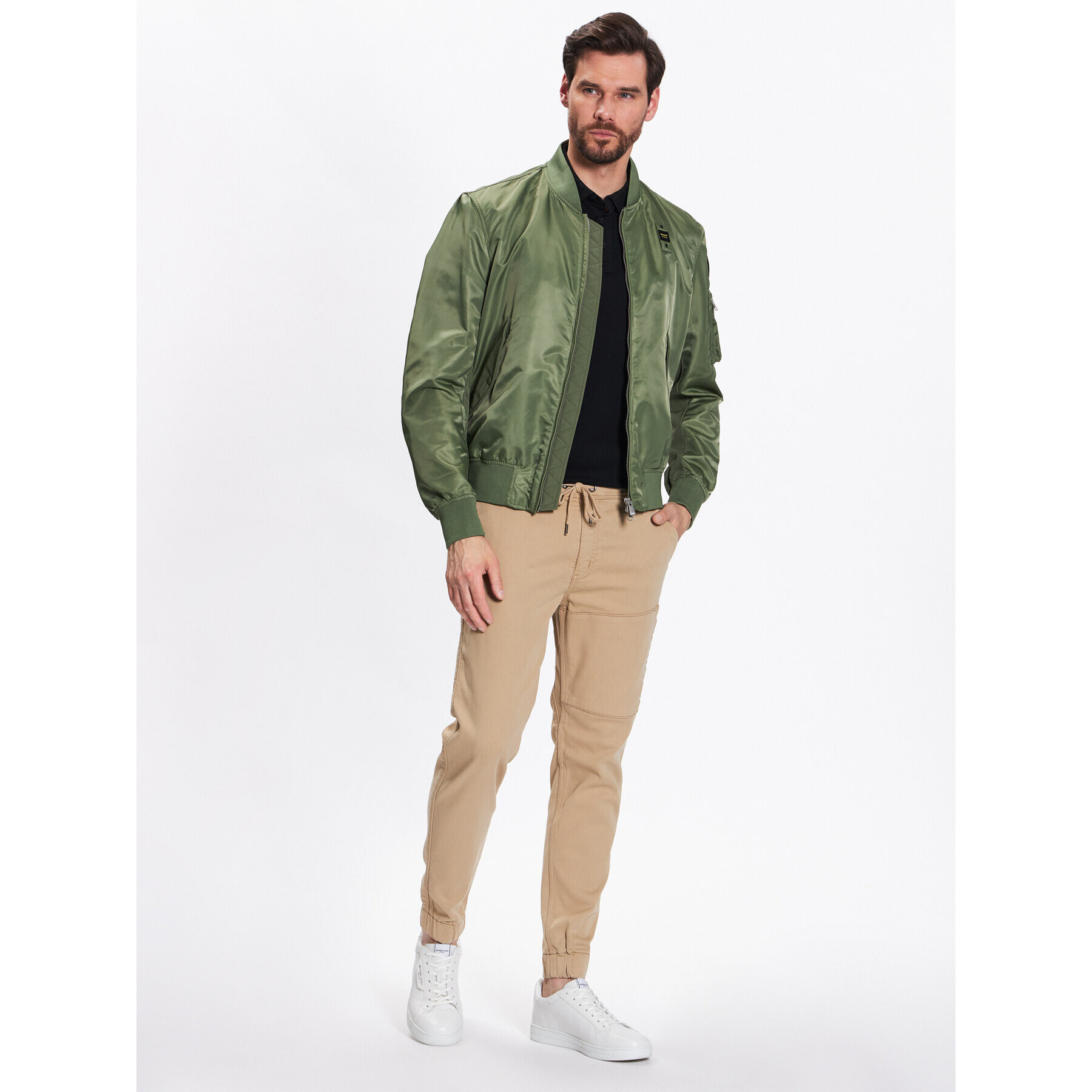 Blauer Geacă Kai 23SBLUC04118 Verde Regular Fit - Pled.ro