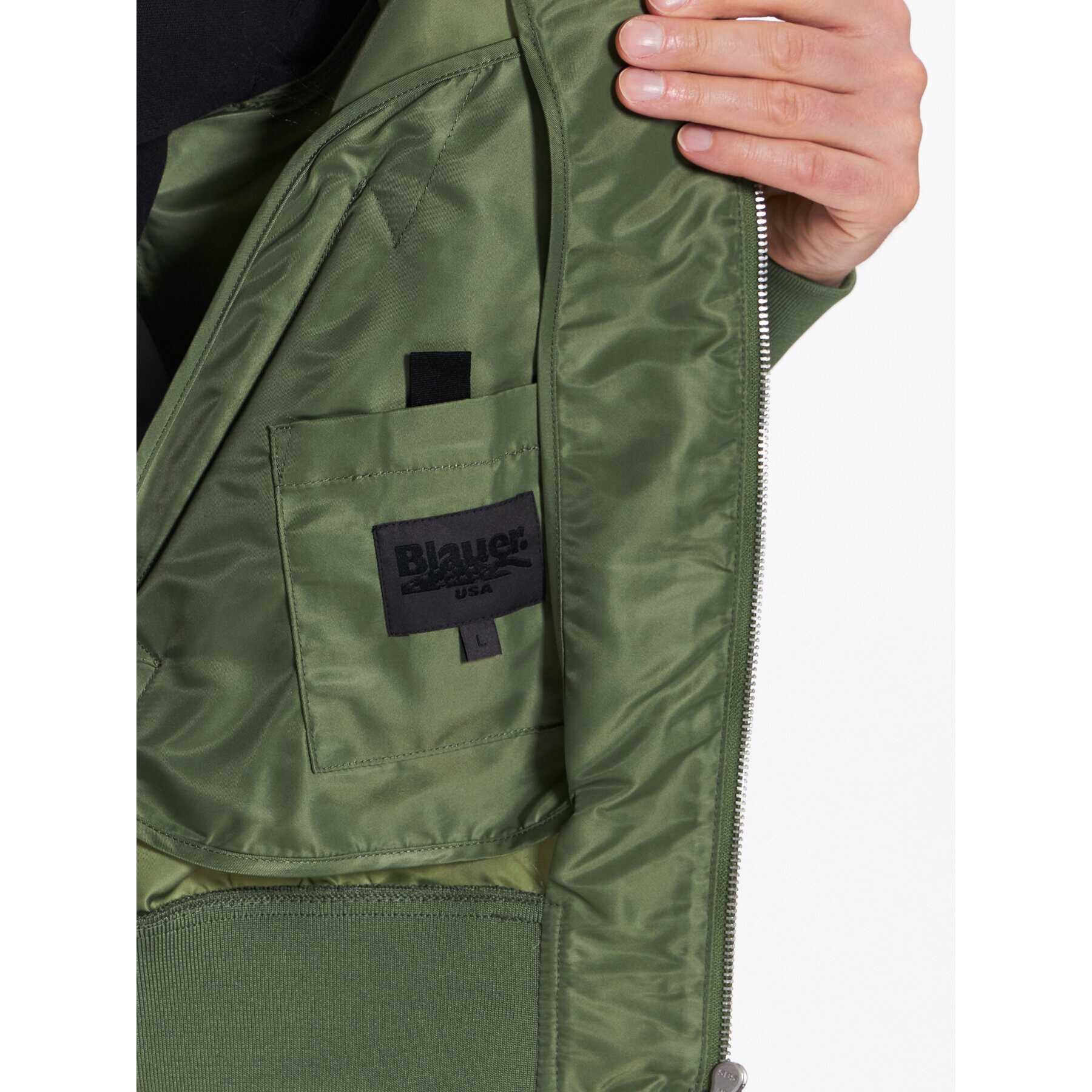 Blauer Geacă Kai 23SBLUC04118 Verde Regular Fit - Pled.ro