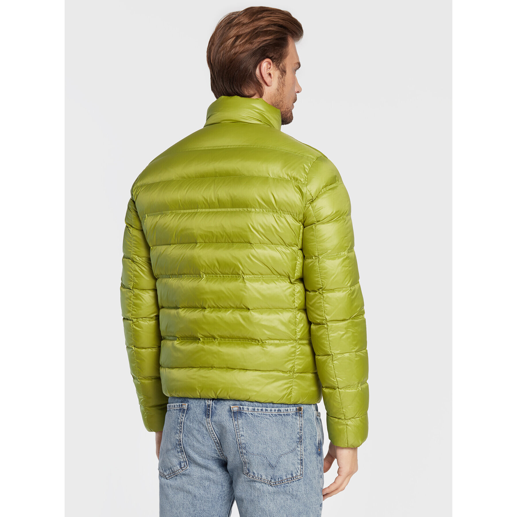 Blauer Geacă din puf Seth BLUC03010 006360 Verde Regular Fit - Pled.ro