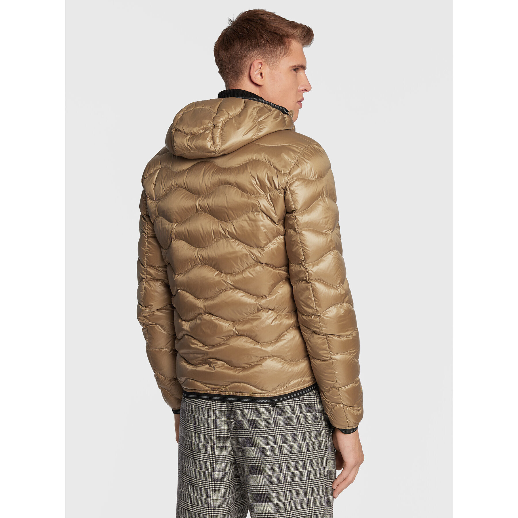 Blauer Geacă din puf Terence BLUC03014 006355 Auriu Regular Fit - Pled.ro