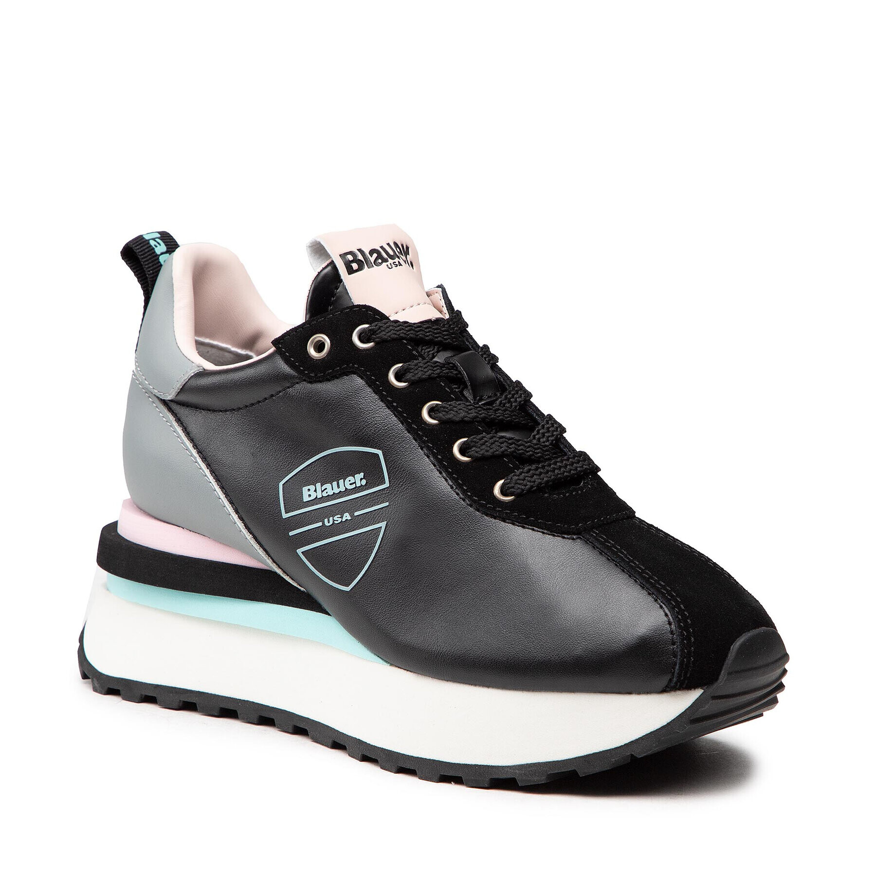 Blauer Sneakers S1MABEL01/LES Negru - Pled.ro