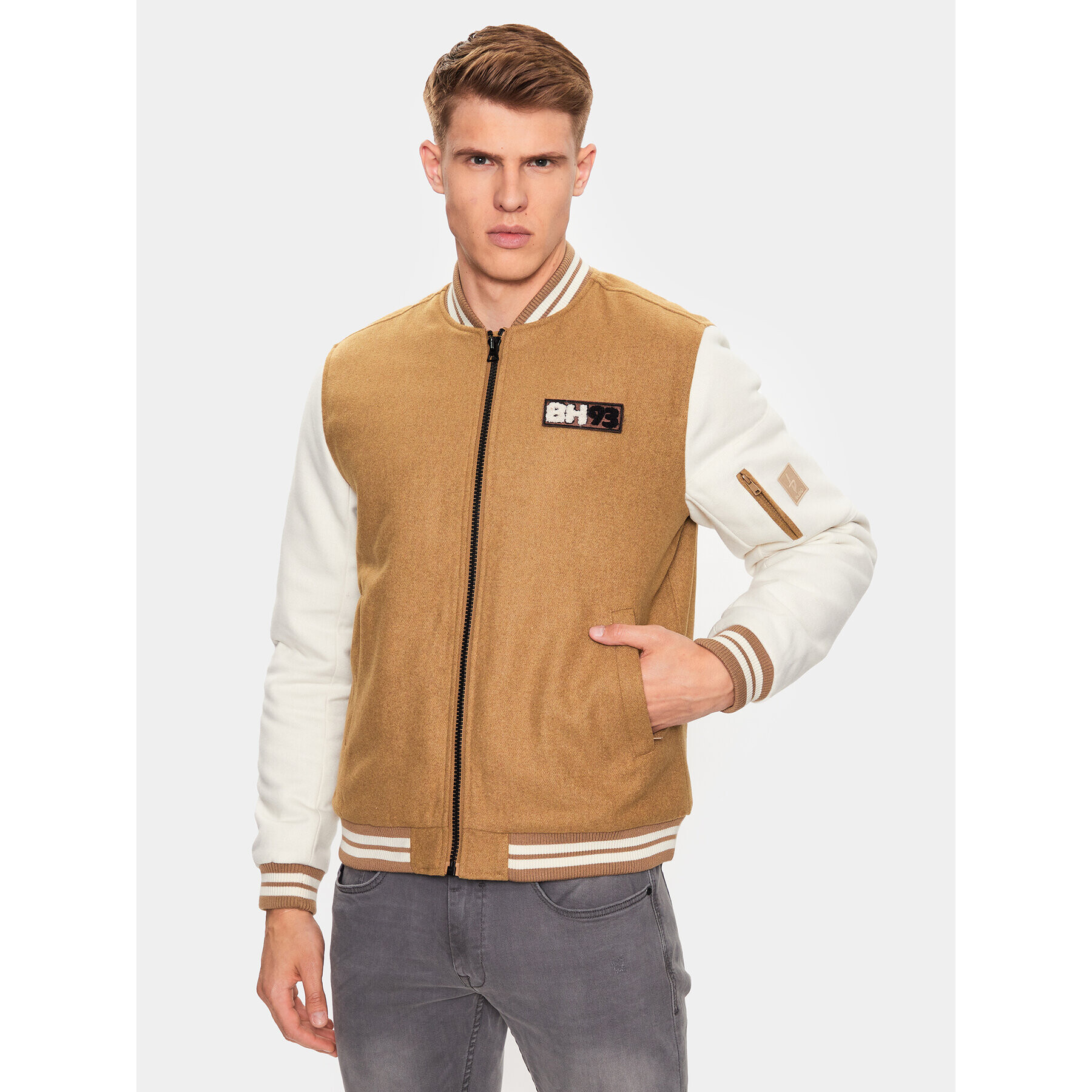 Blend Geacă bomber 20715276 Maro Regular Fit - Pled.ro