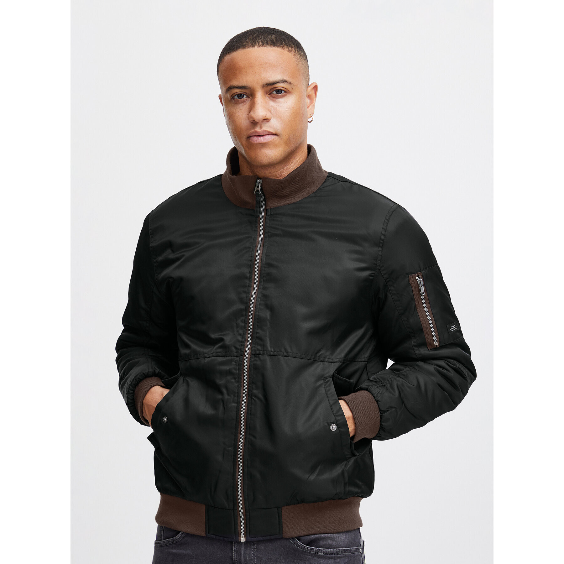 Blend Geacă bomber 20715952 Negru Regular Fit - Pled.ro