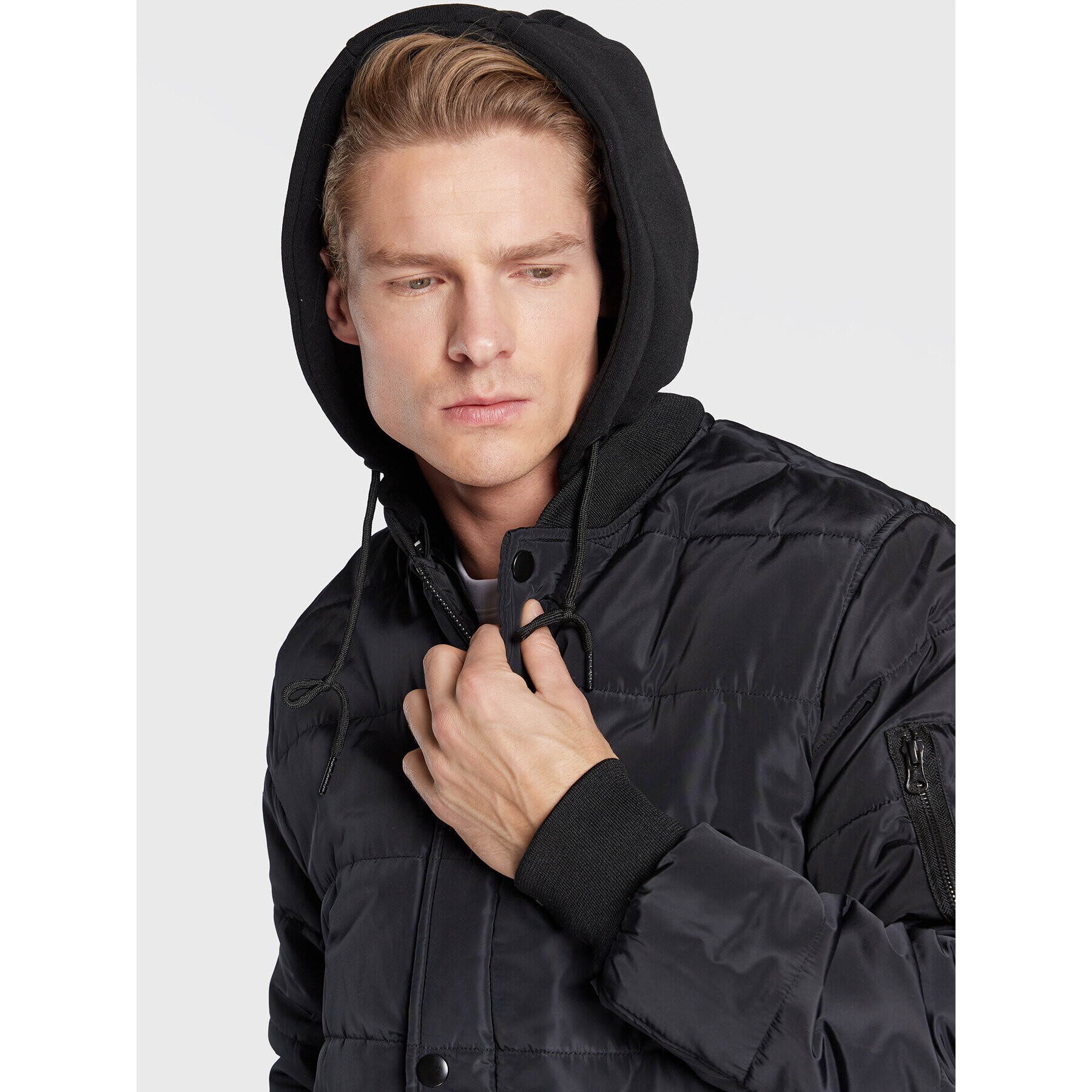 Blend Geacă bomber Outerwear 20714378 Negru Regular Fit - Pled.ro