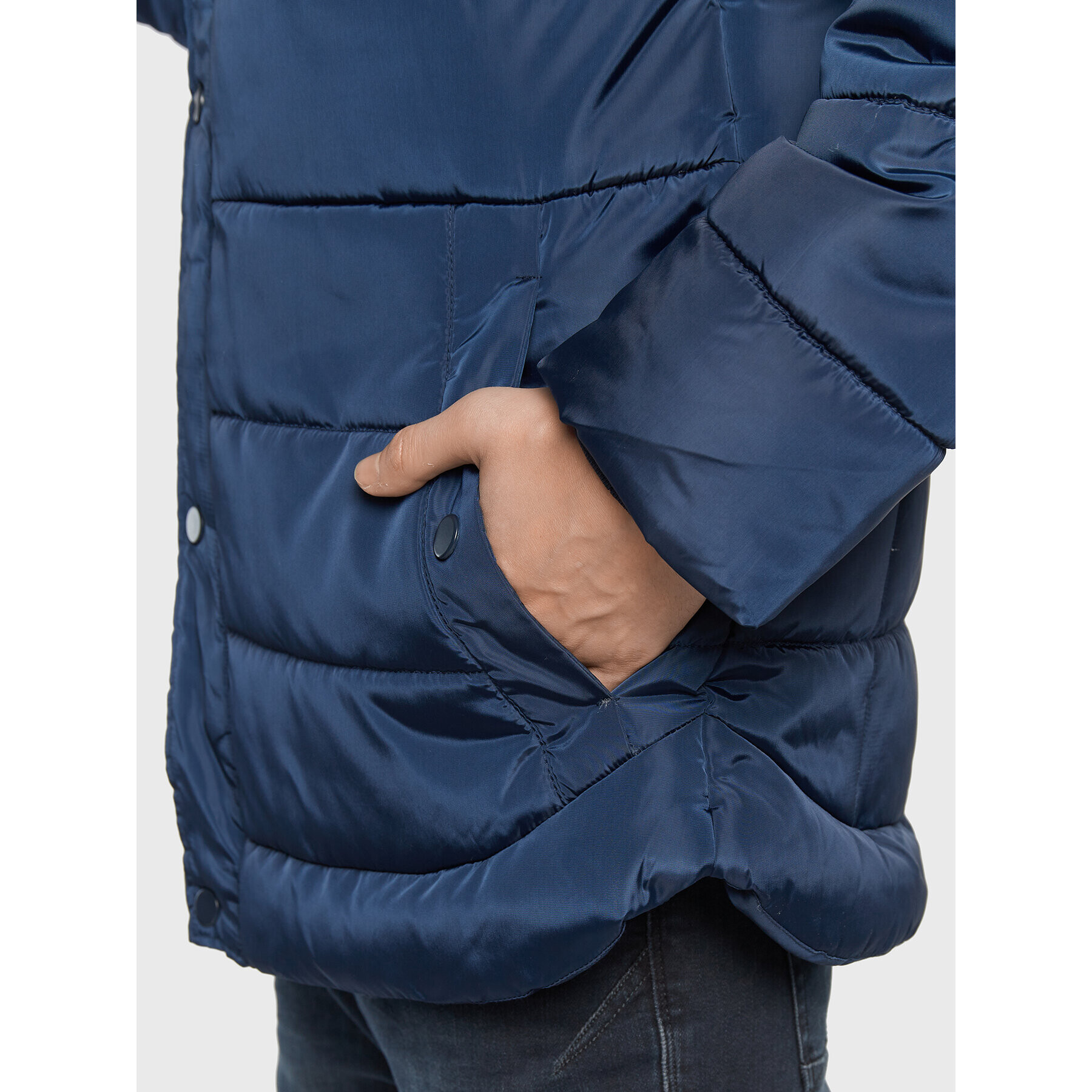 Blend Geacă din puf Outerwear 20714383 Bleumarin Regular Fit - Pled.ro