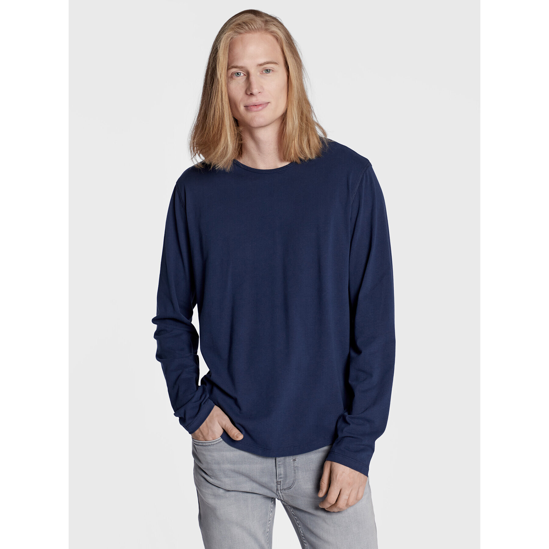 Blend Longsleeve 20714265 Bleumarin Regular Fit - Pled.ro