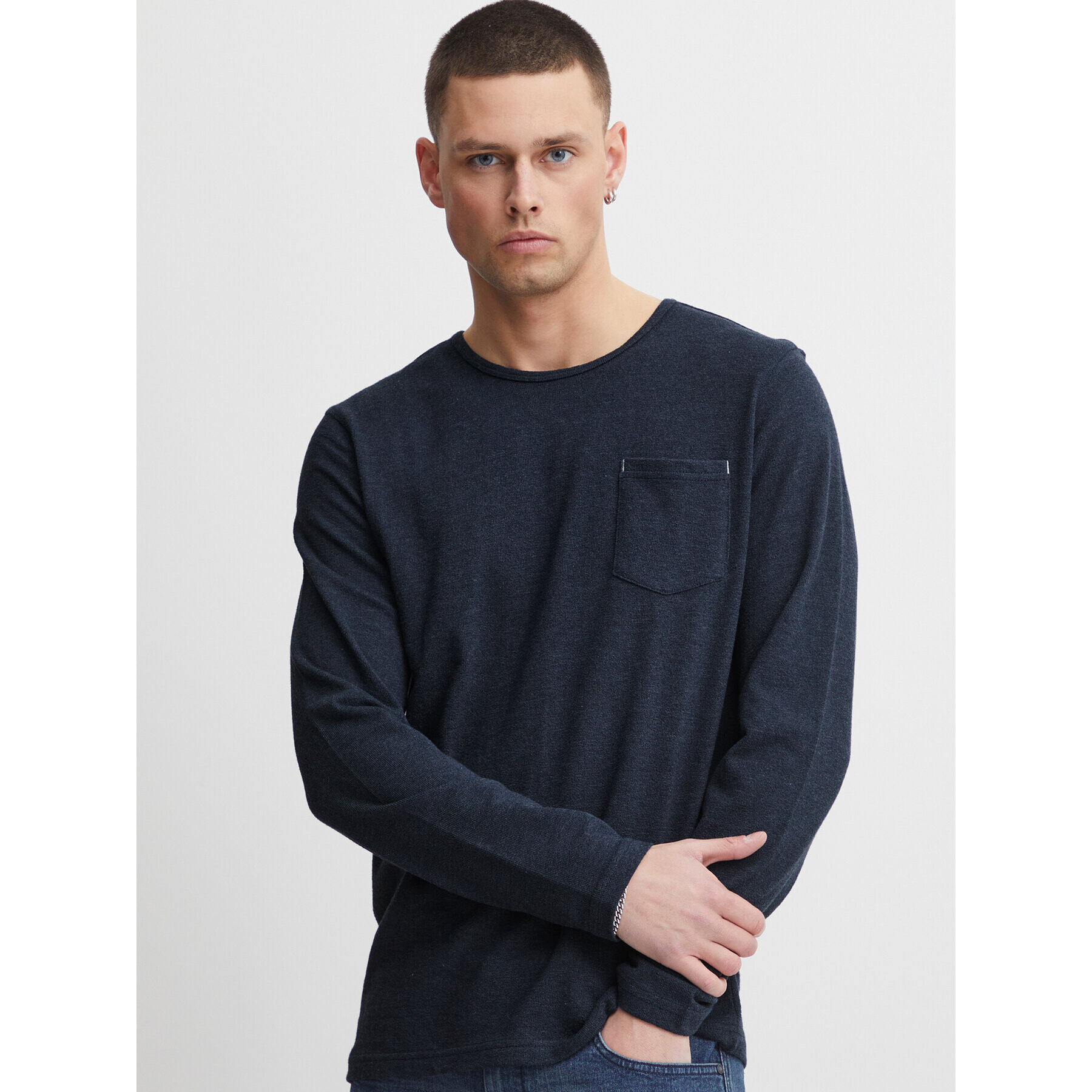 Blend Longsleeve 20715015 Bleumarin Regular Fit - Pled.ro