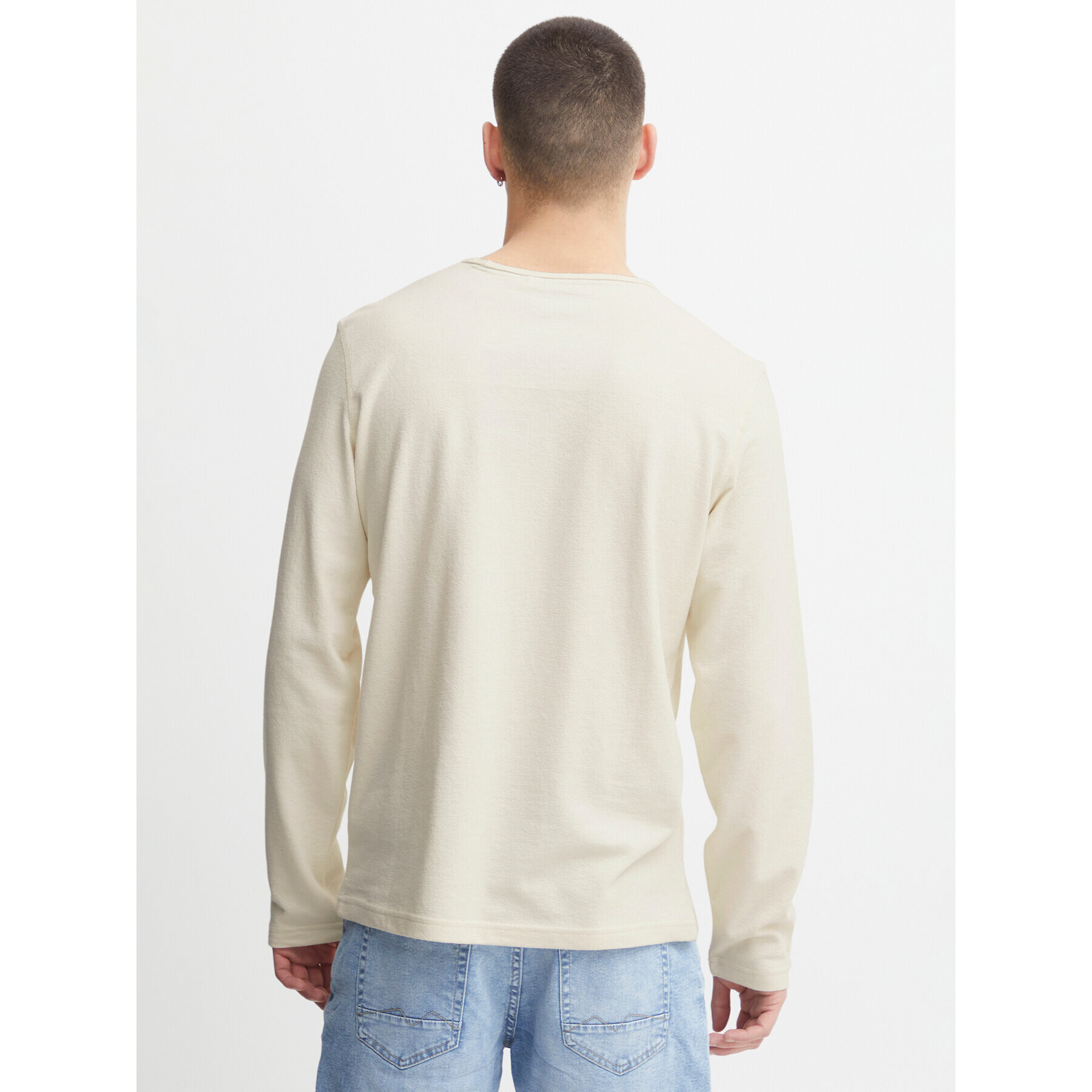 Blend Longsleeve 20715015 Écru Regular Fit - Pled.ro