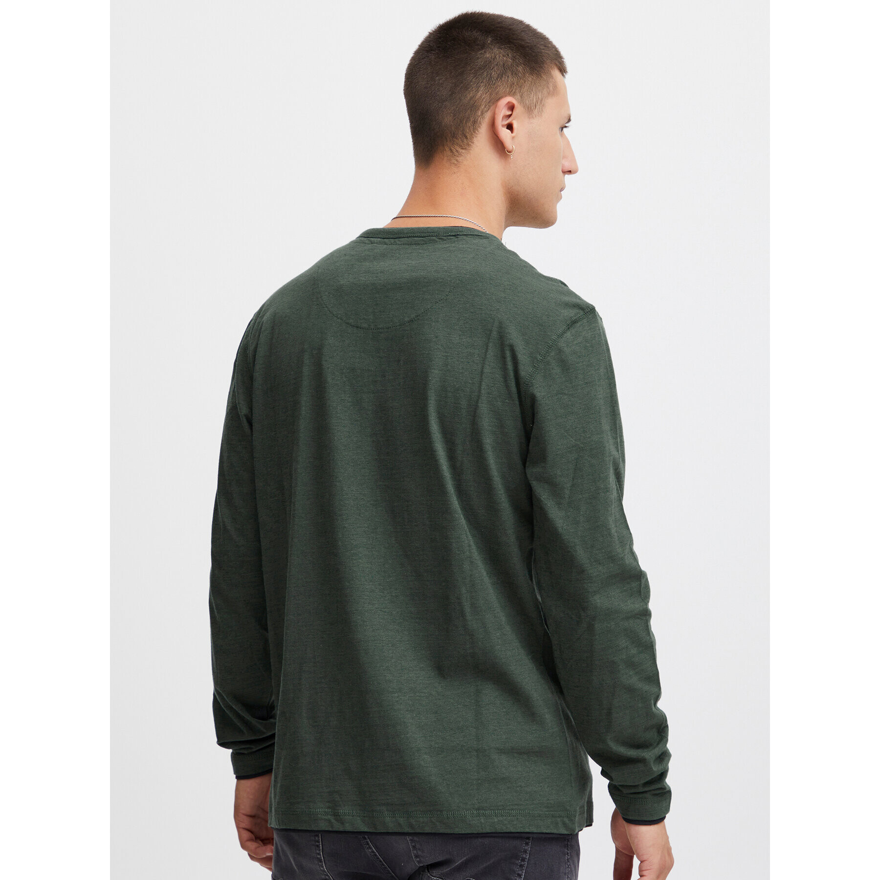 Blend Longsleeve 20715757 Verde Regular Fit - Pled.ro