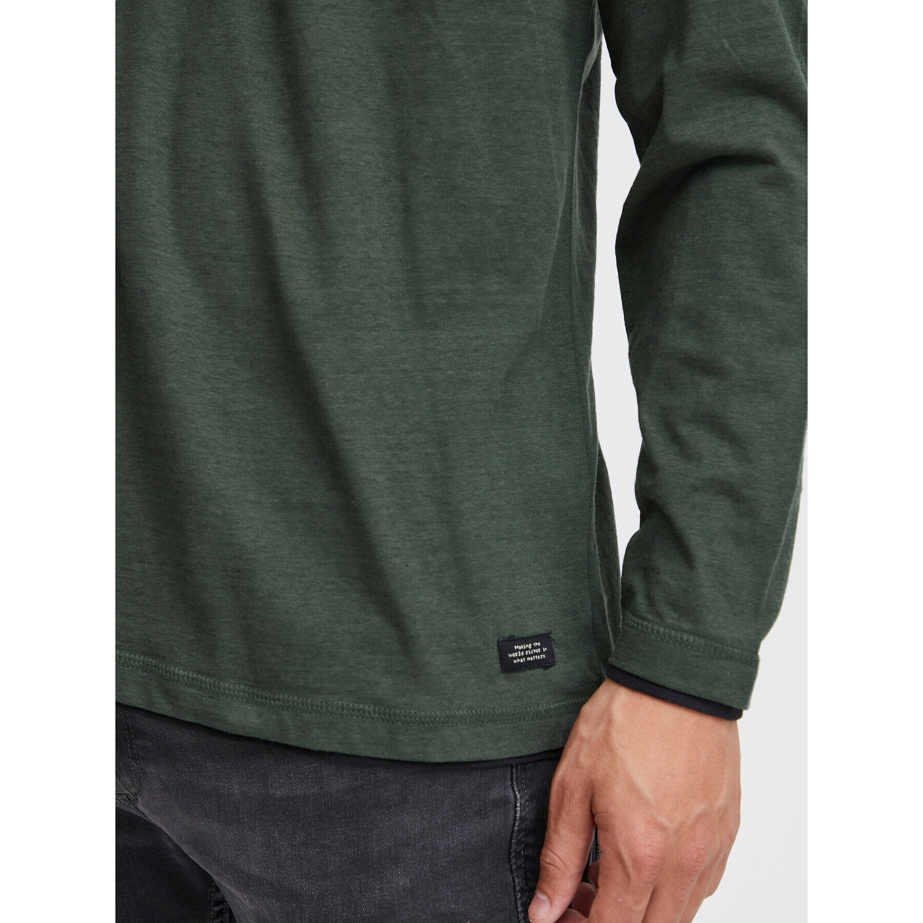 Blend Longsleeve 20715757 Verde Regular Fit - Pled.ro