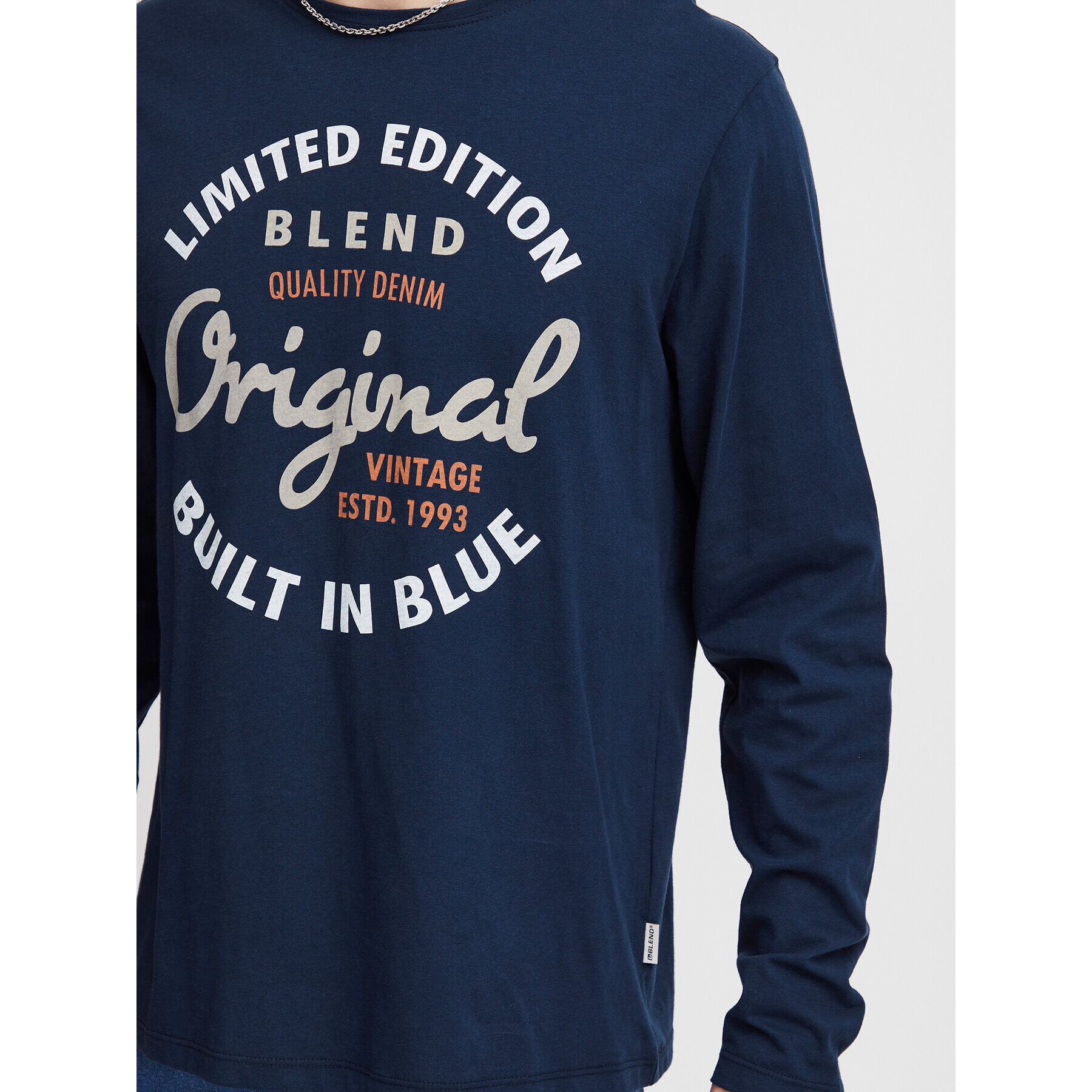 Blend Longsleeve 20715771 Bleumarin Regular Fit - Pled.ro