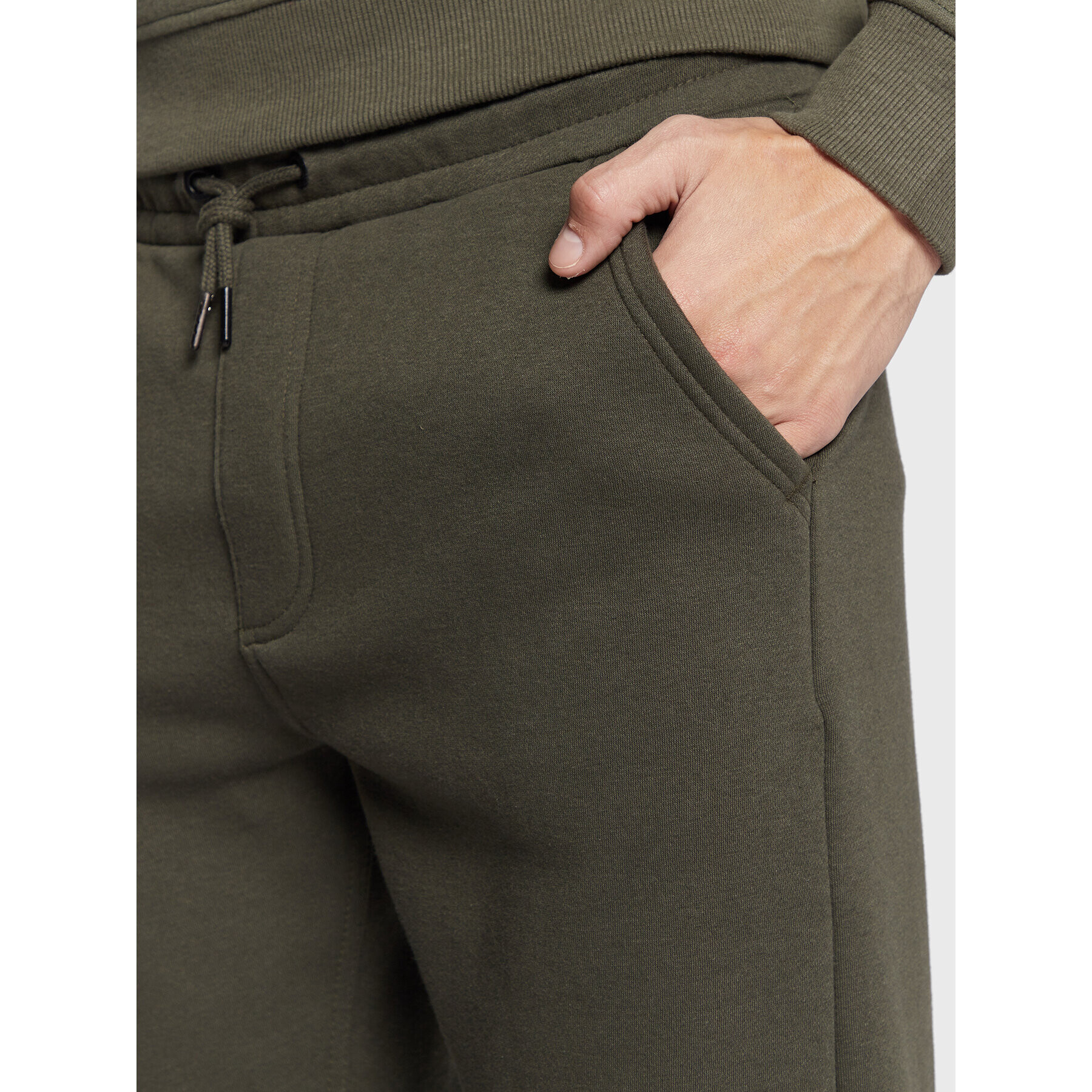 Blend Pantaloni trening Downton 20714201 Verde Regular Fit - Pled.ro