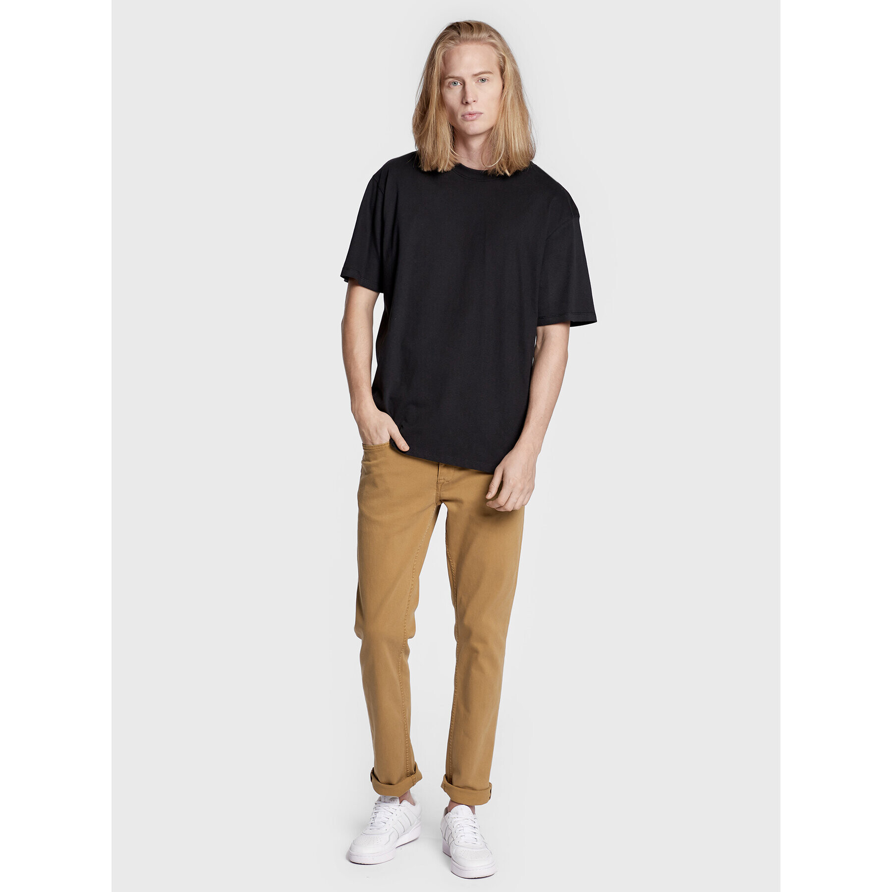 Blend Tricou 20714251 Negru Oversize - Pled.ro