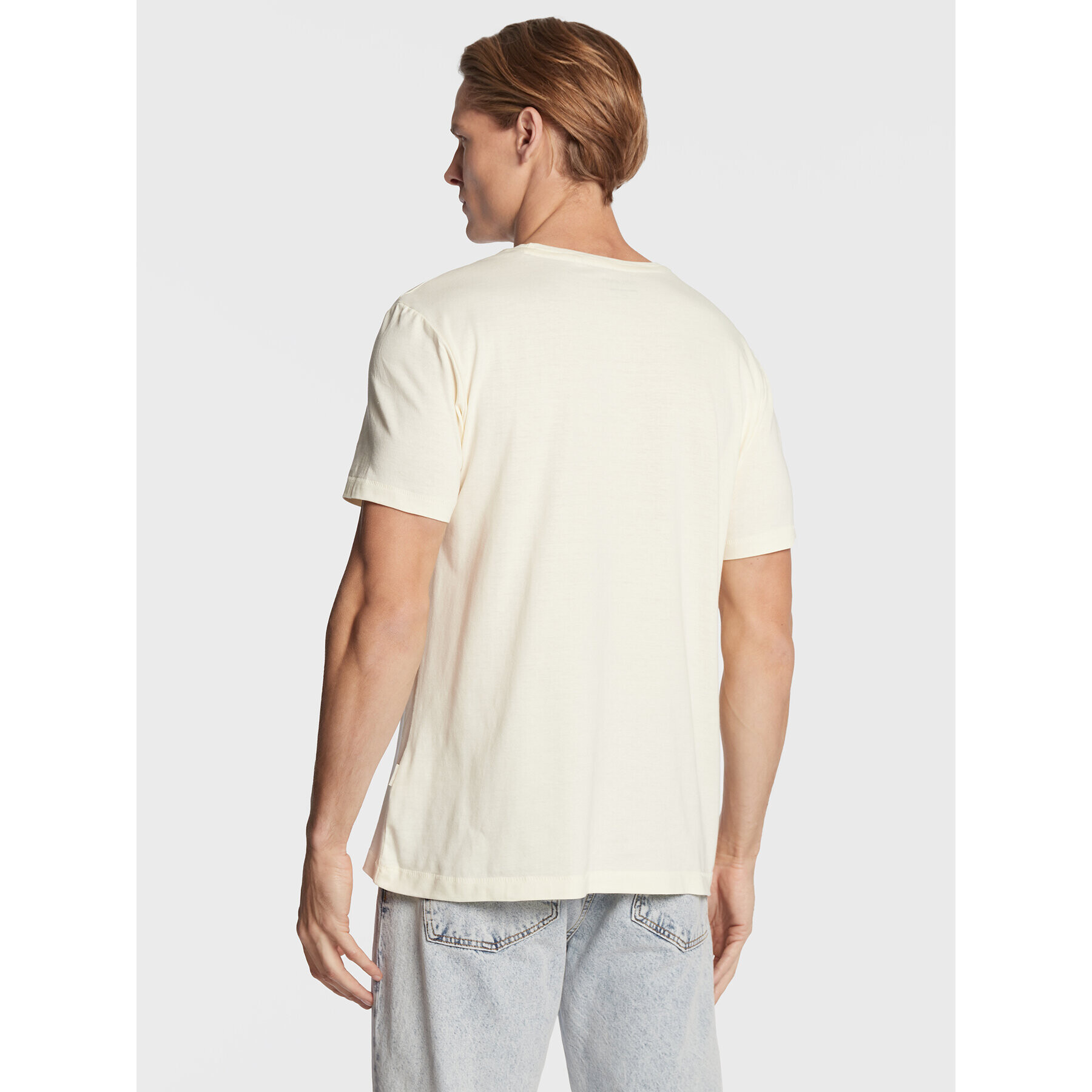 Blend Tricou 20714255 Écru Regular Fit - Pled.ro