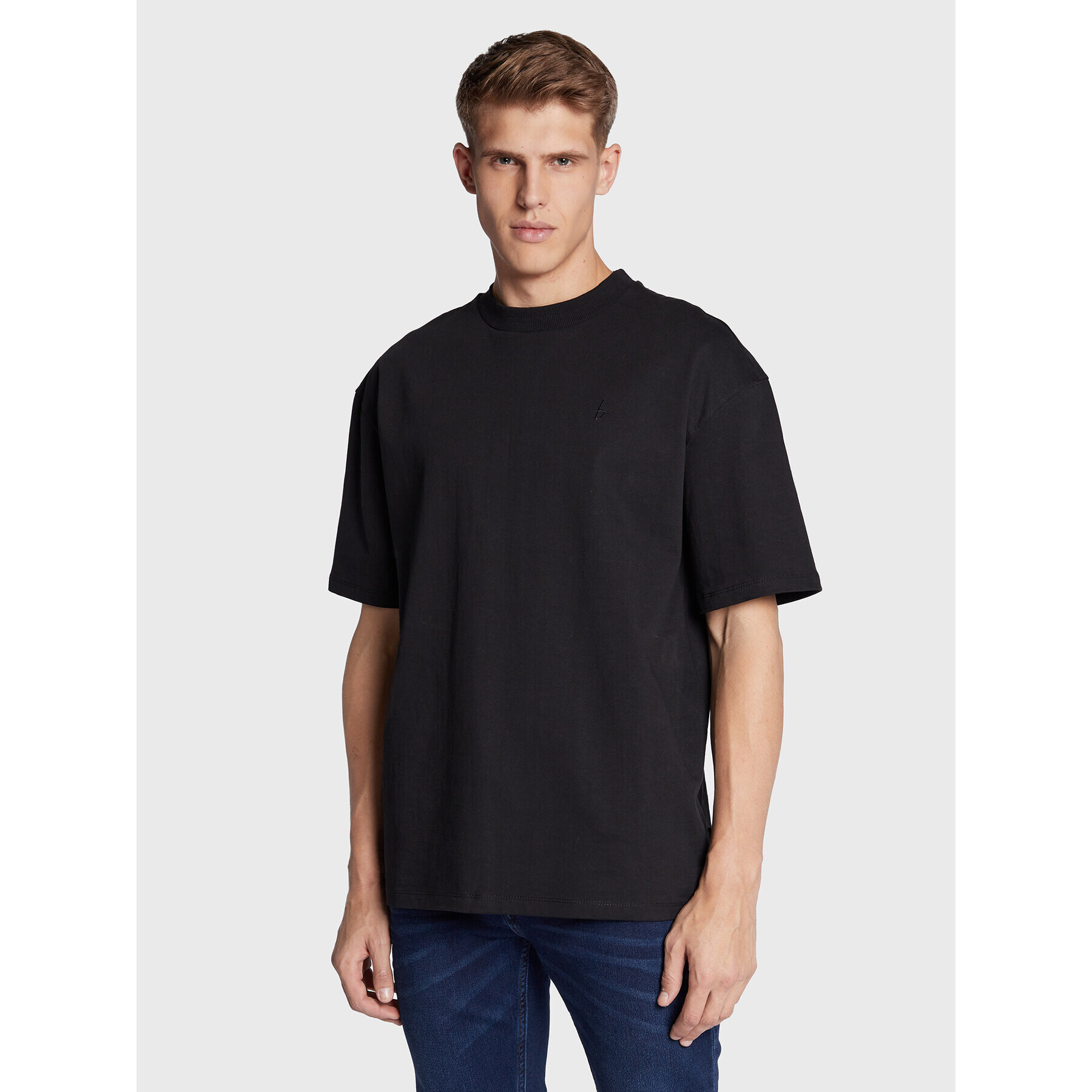 Blend Tricou 20714842 Negru Relaxed Fit - Pled.ro