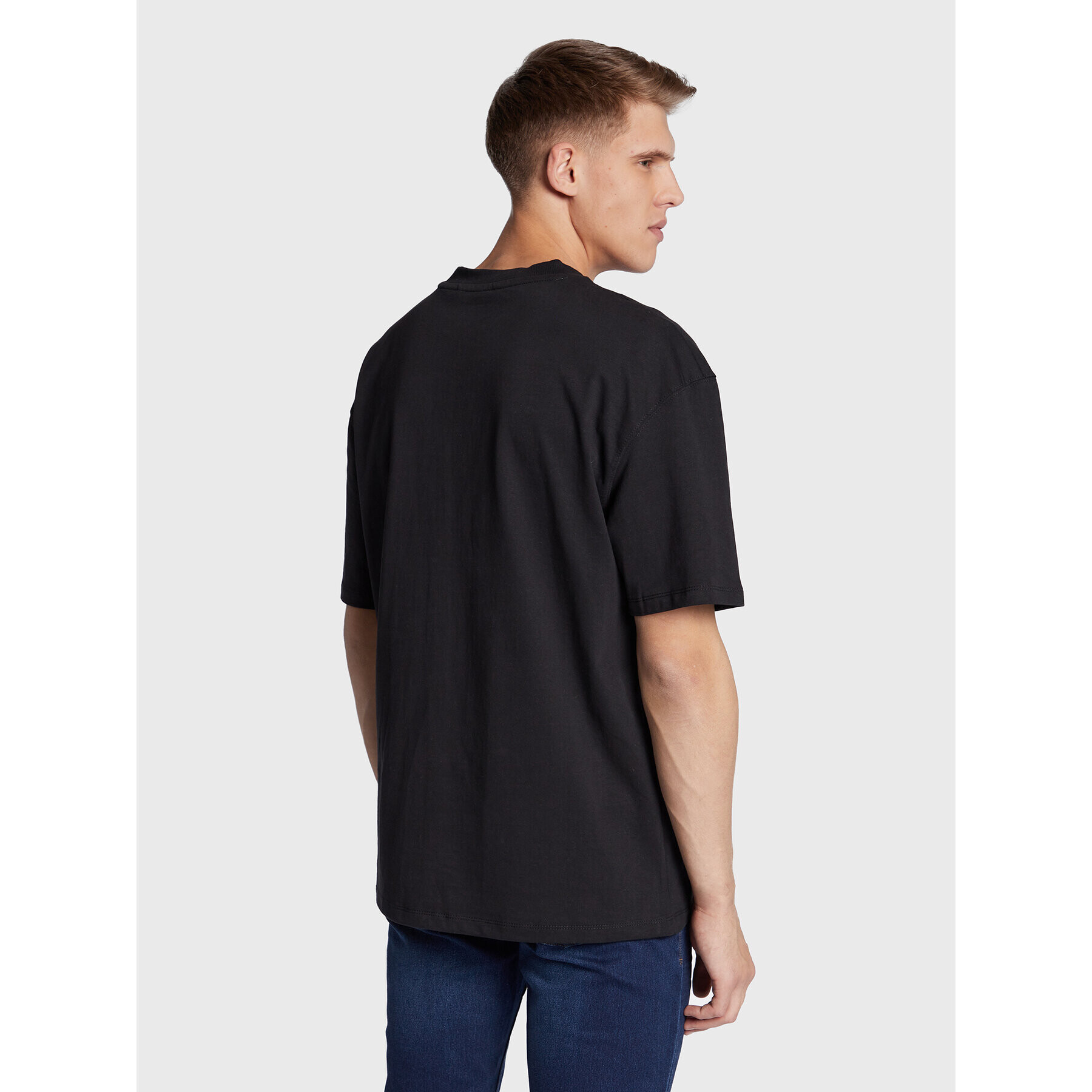 Blend Tricou 20714842 Negru Relaxed Fit - Pled.ro