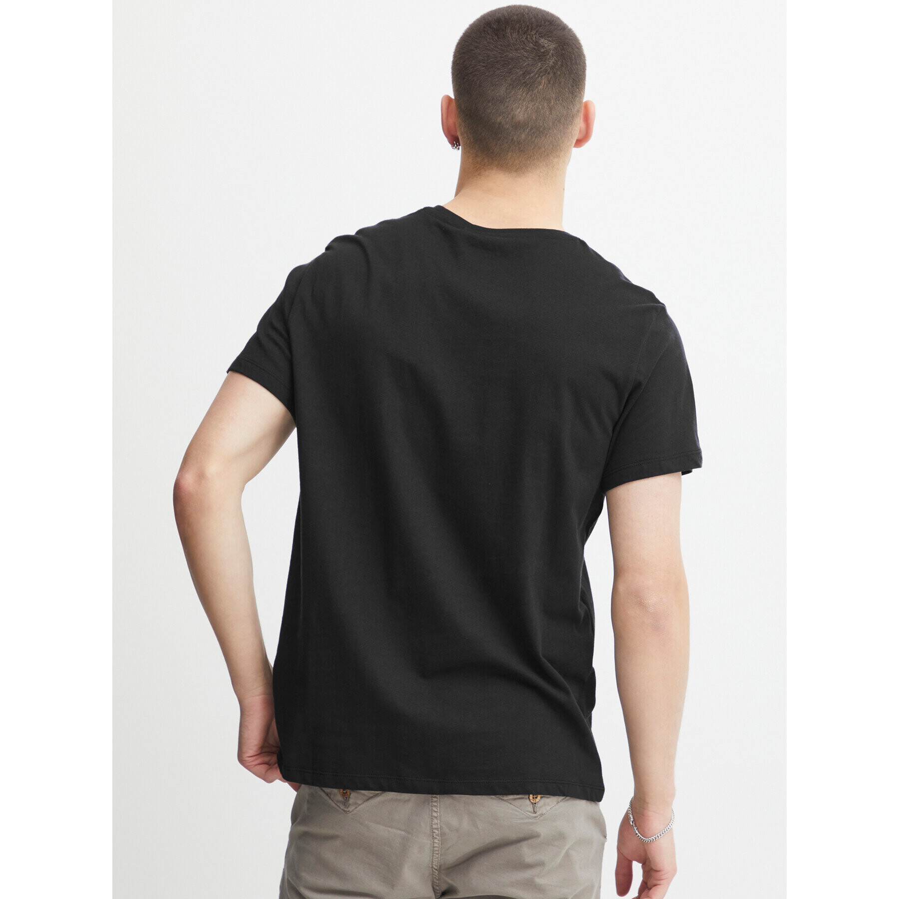 Blend Tricou 20715012 Negru Regular Fit - Pled.ro