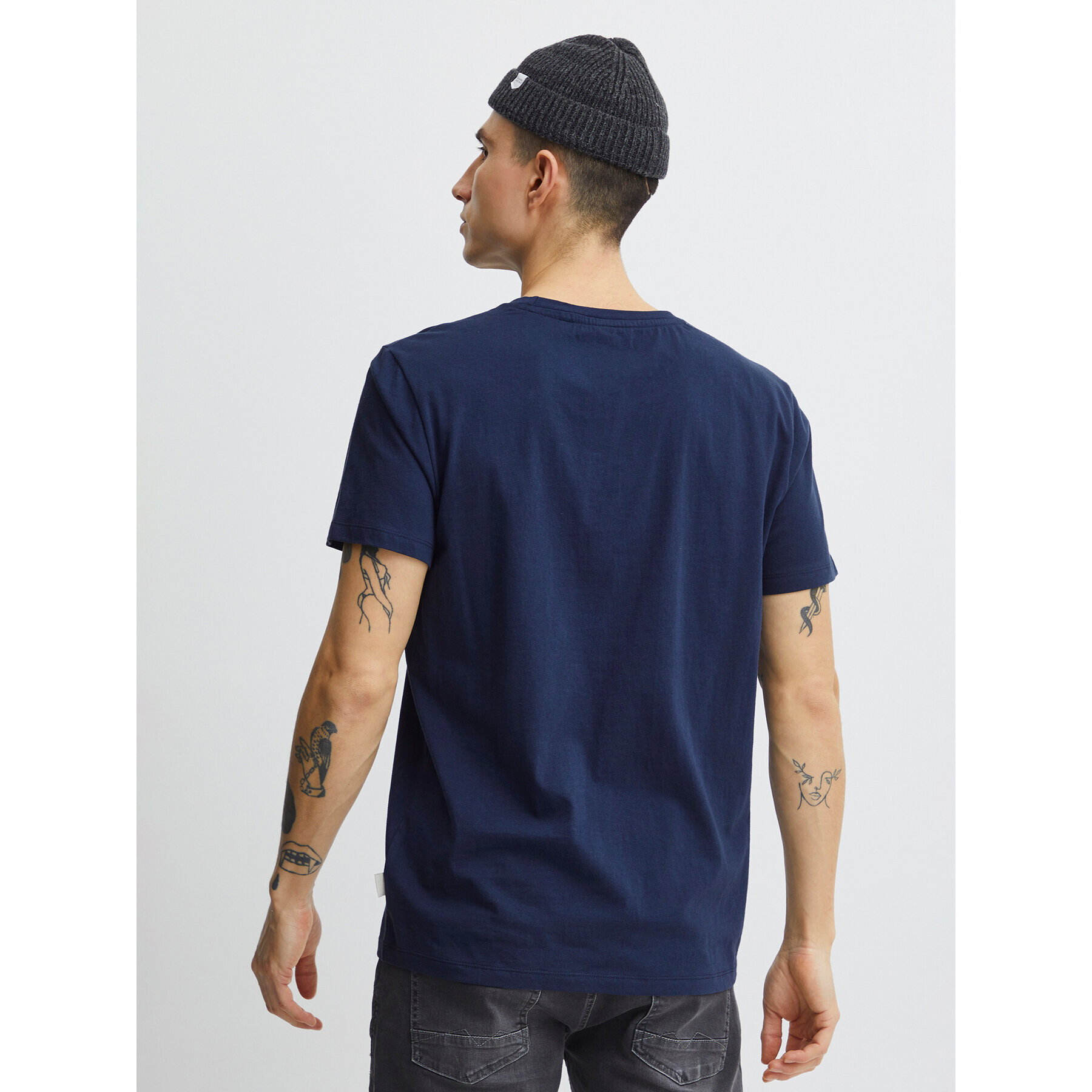 Blend Tricou 20715022 Bleumarin Regular Fit - Pled.ro