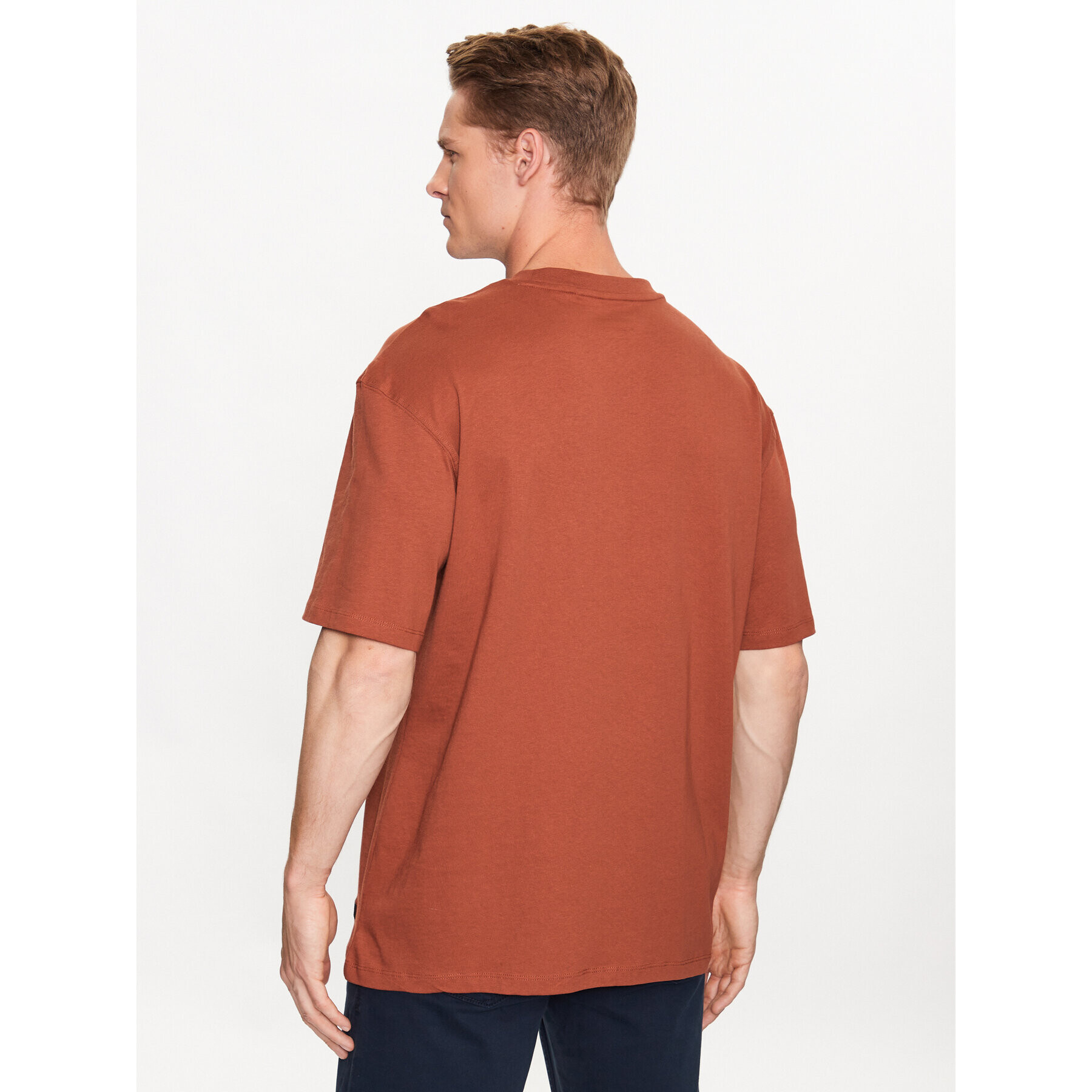 Blend Tricou 20715027 Maro Relaxed Fit - Pled.ro