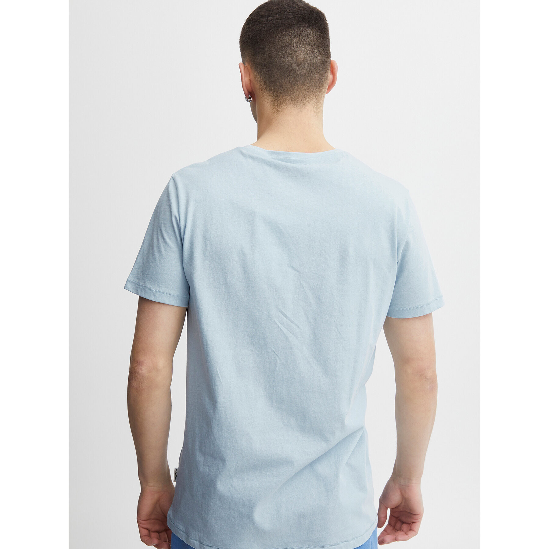 Blend Tricou 20715045 Albastru Regular Fit - Pled.ro