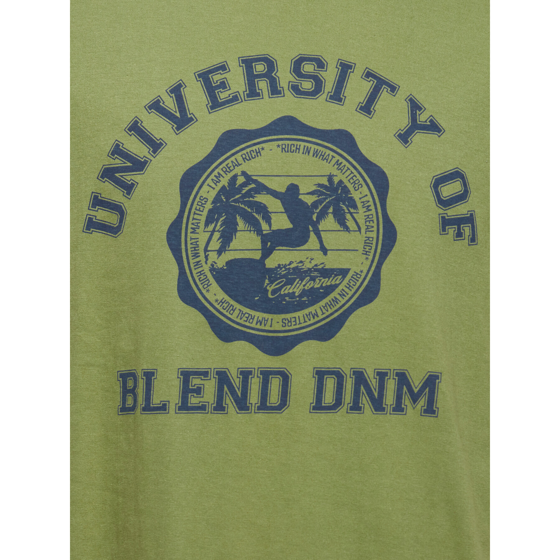 Blend Tricou 20715310 Verde Regular Fit - Pled.ro