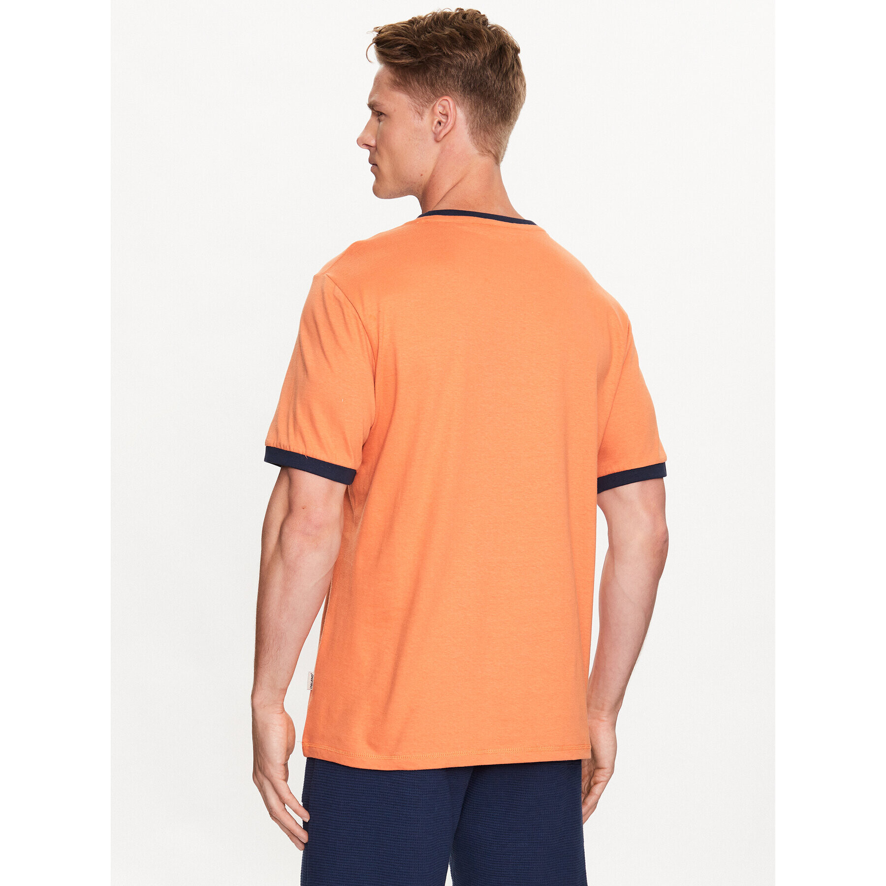 Blend Tricou 20715329 Portocaliu Regular Fit - Pled.ro