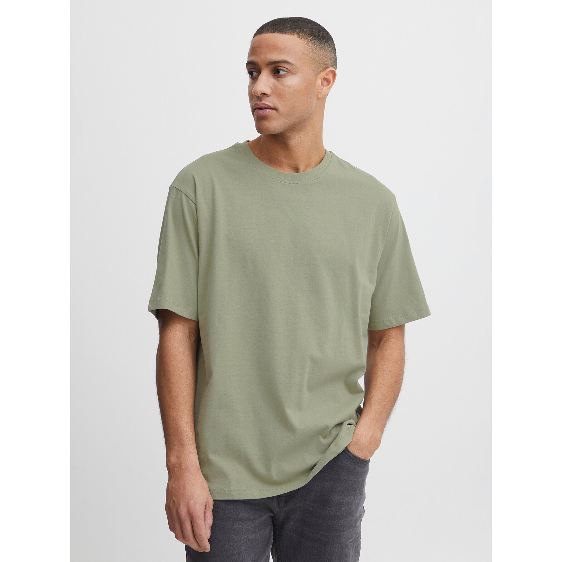 Blend Tricou 20715614 Verde Relaxed Fit - Pled.ro