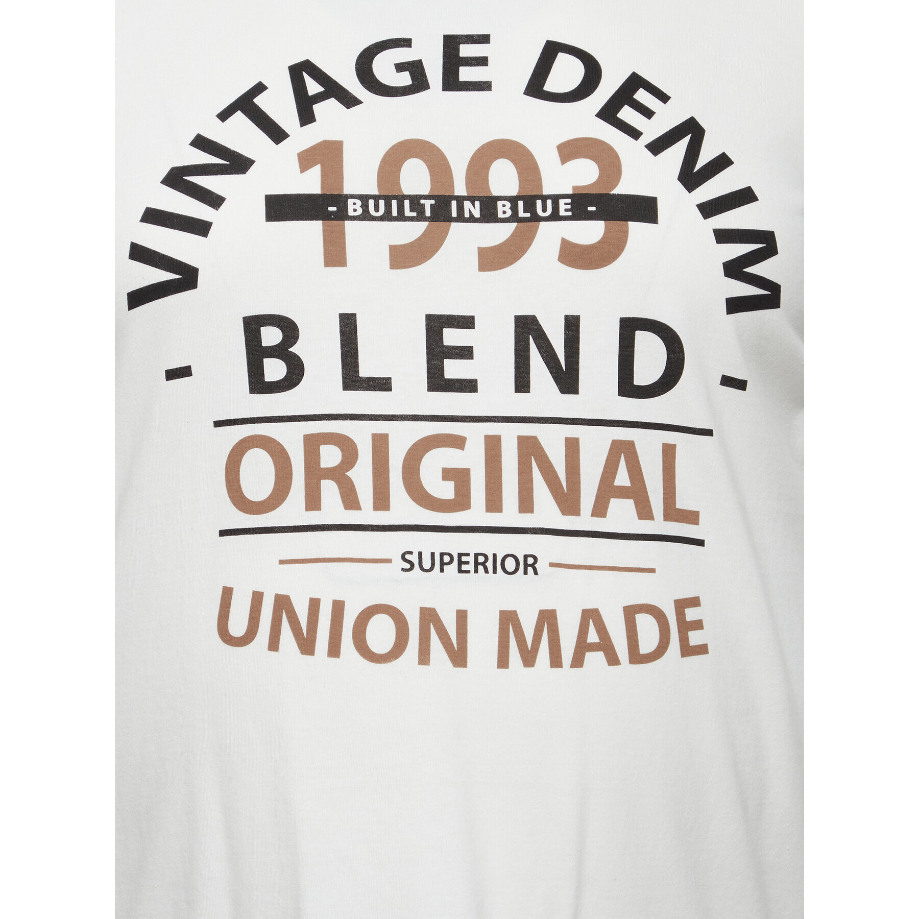 Blend Tricou 20715749 Alb Regular Fit - Pled.ro