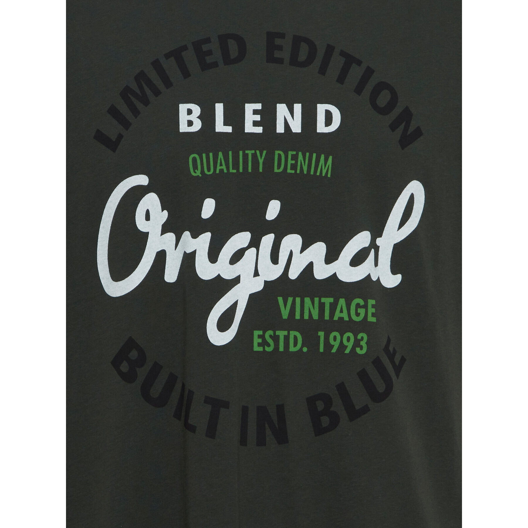 Blend Tricou 20715764 Verde Regular Fit - Pled.ro