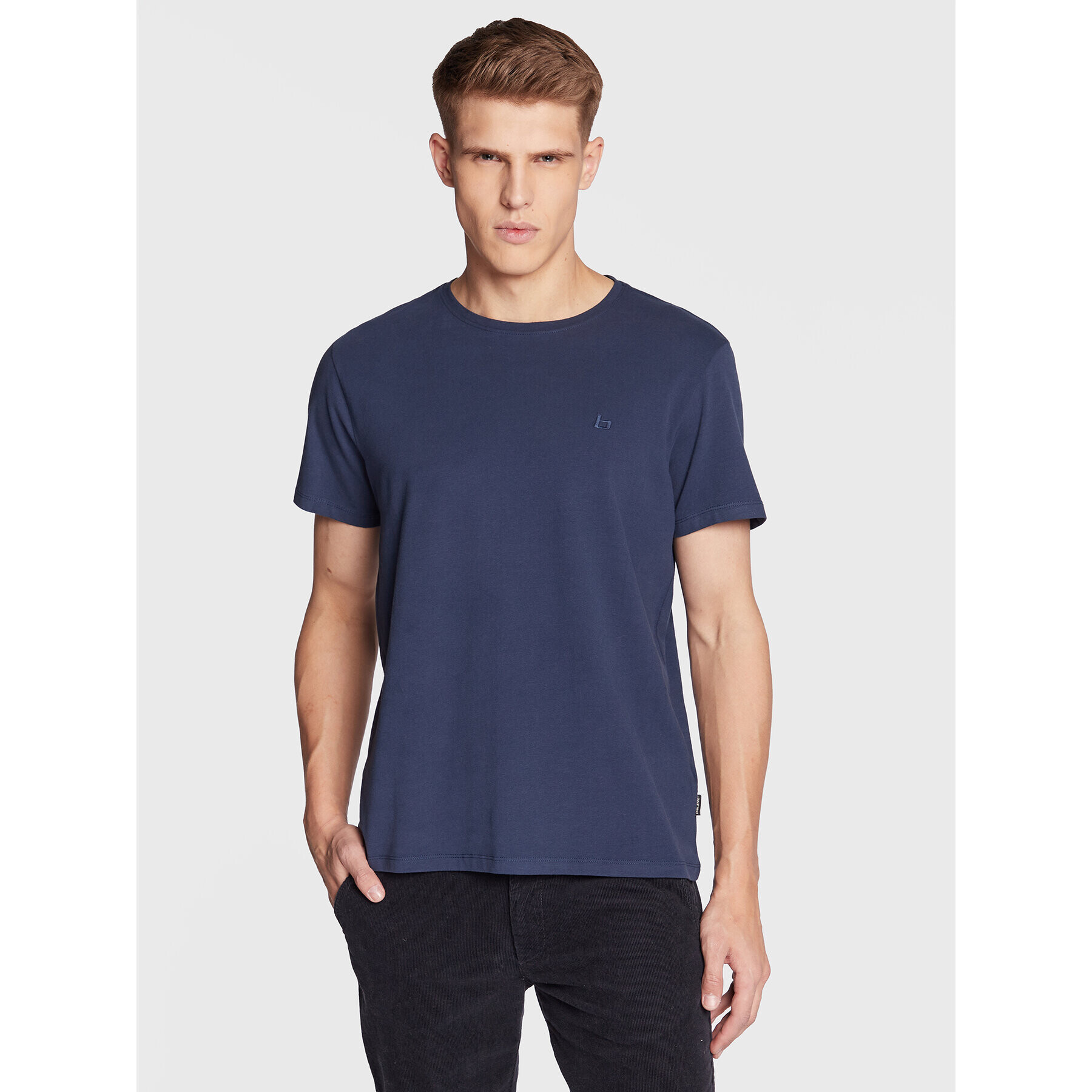 Blend Tricou Dinton 20714824 Bleumarin Regular Fit - Pled.ro