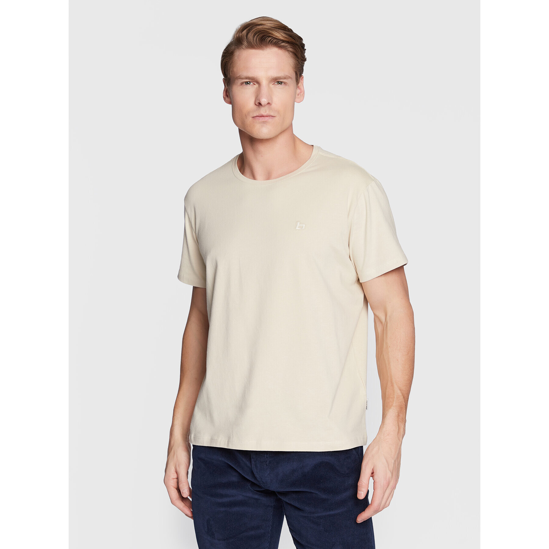 Blend Tricou Dinton 20714824 Écru Regular Fit - Pled.ro