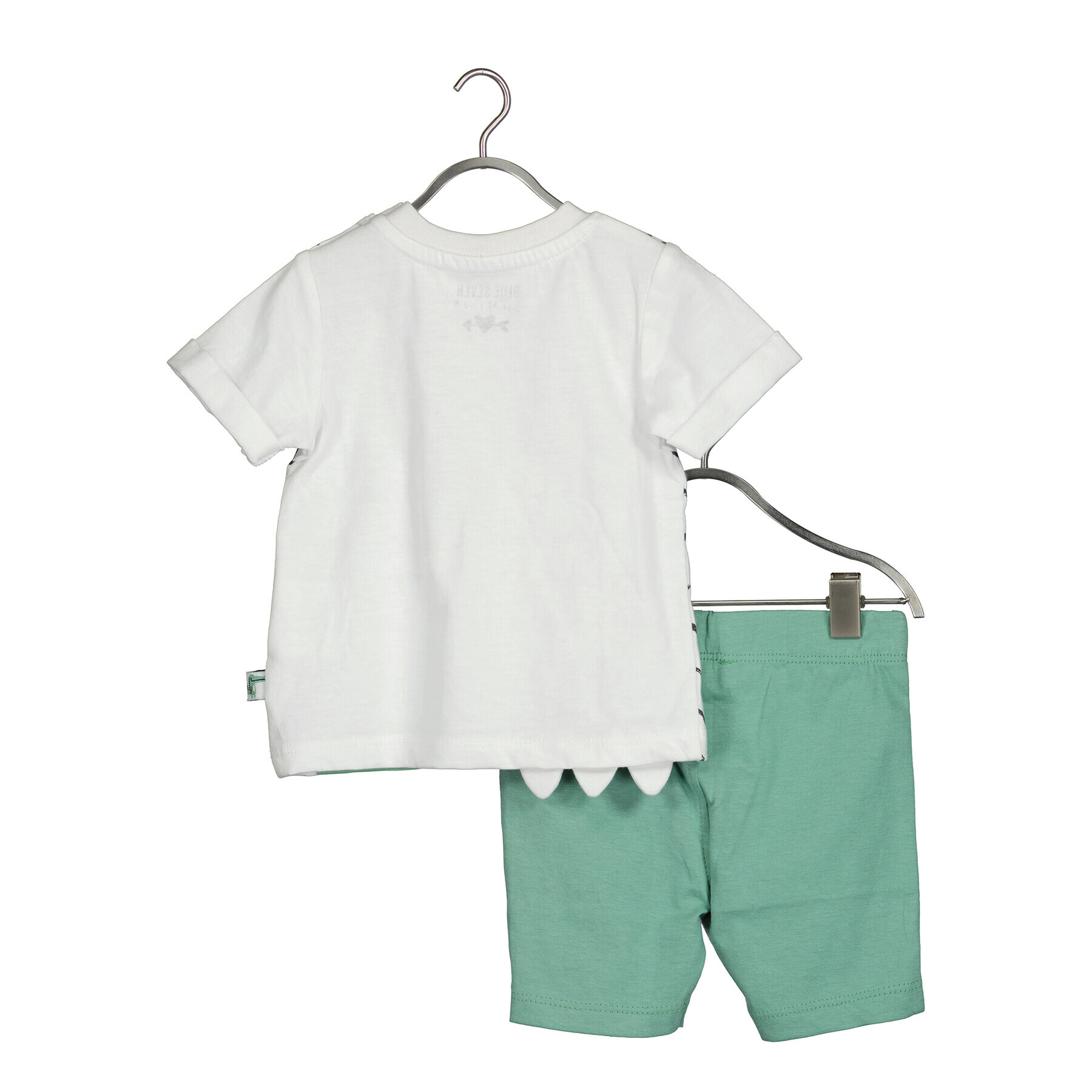 Blue Seven Set tricou și pantaloni scurți 422189 X Verde Regular Fit - Pled.ro