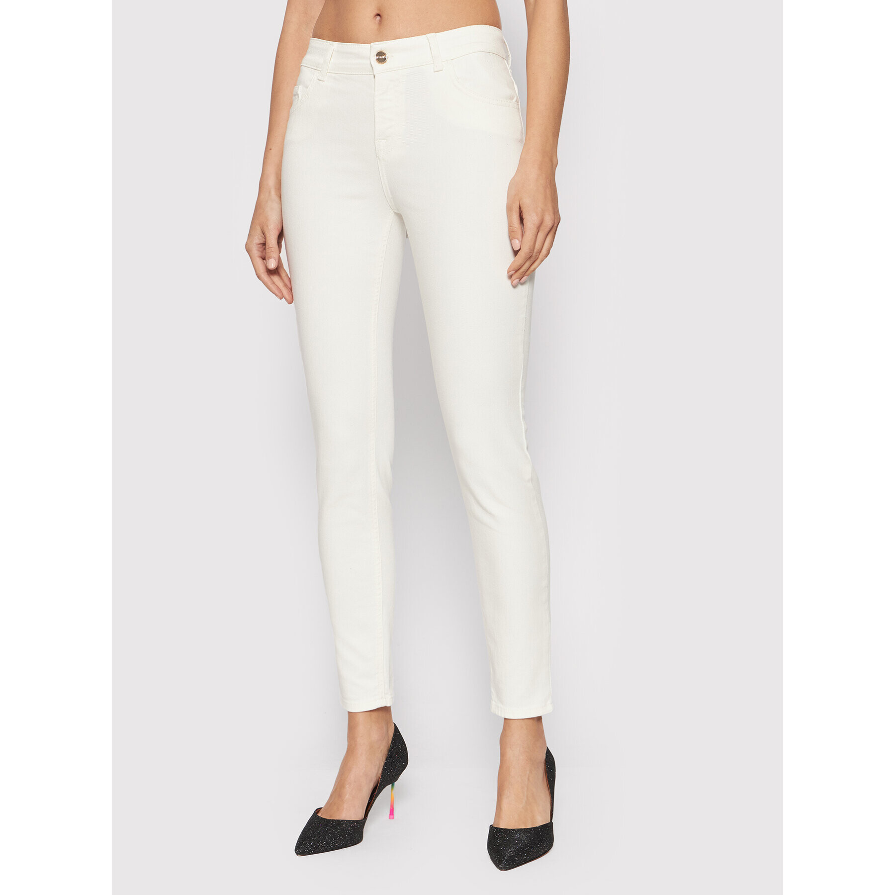 Blugirl Blumarine Blugi RA2240-T3075 Alb Slim Fit - Pled.ro