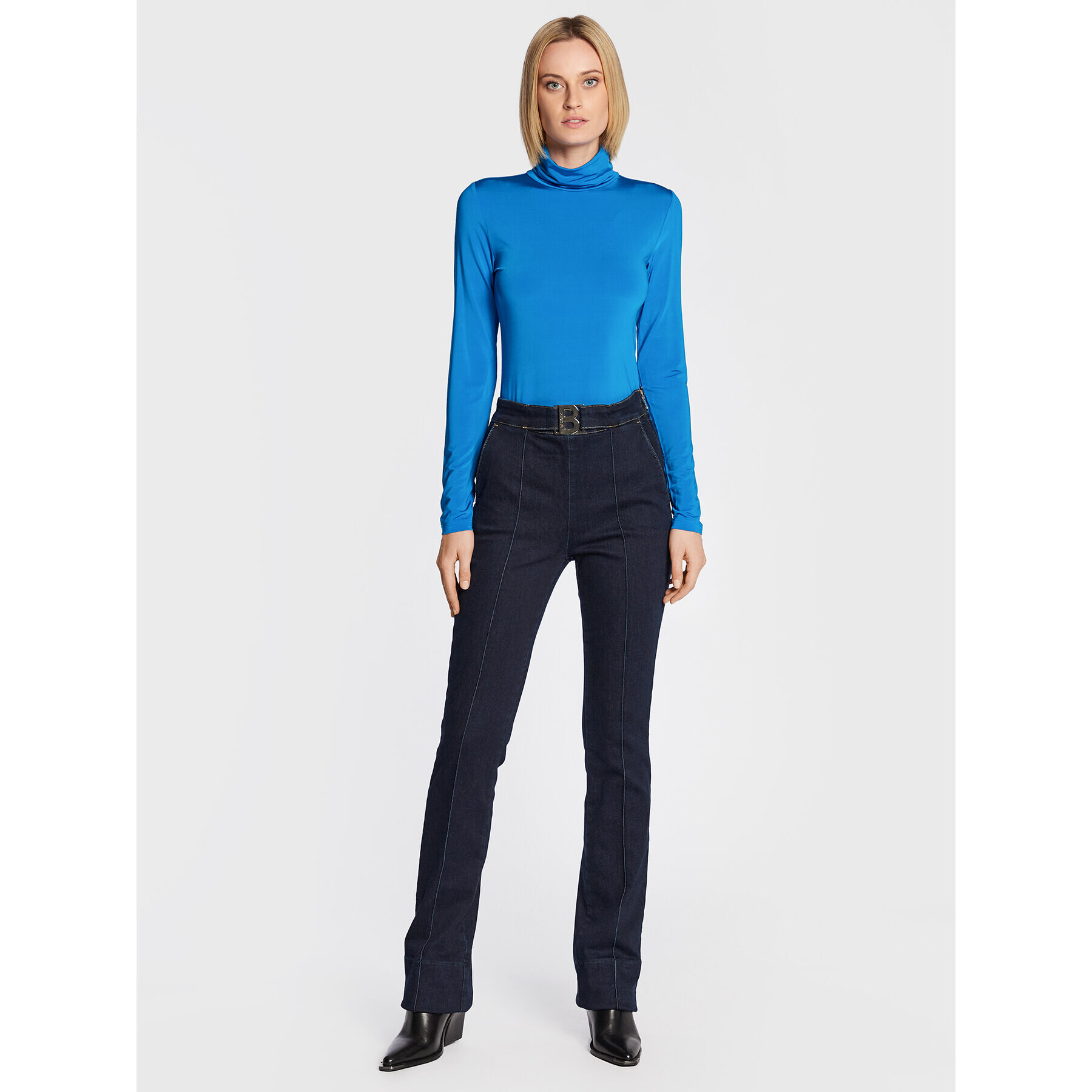 Blugirl Blumarine Blugi RF2101-D4448 Bleumarin Flare Fit - Pled.ro