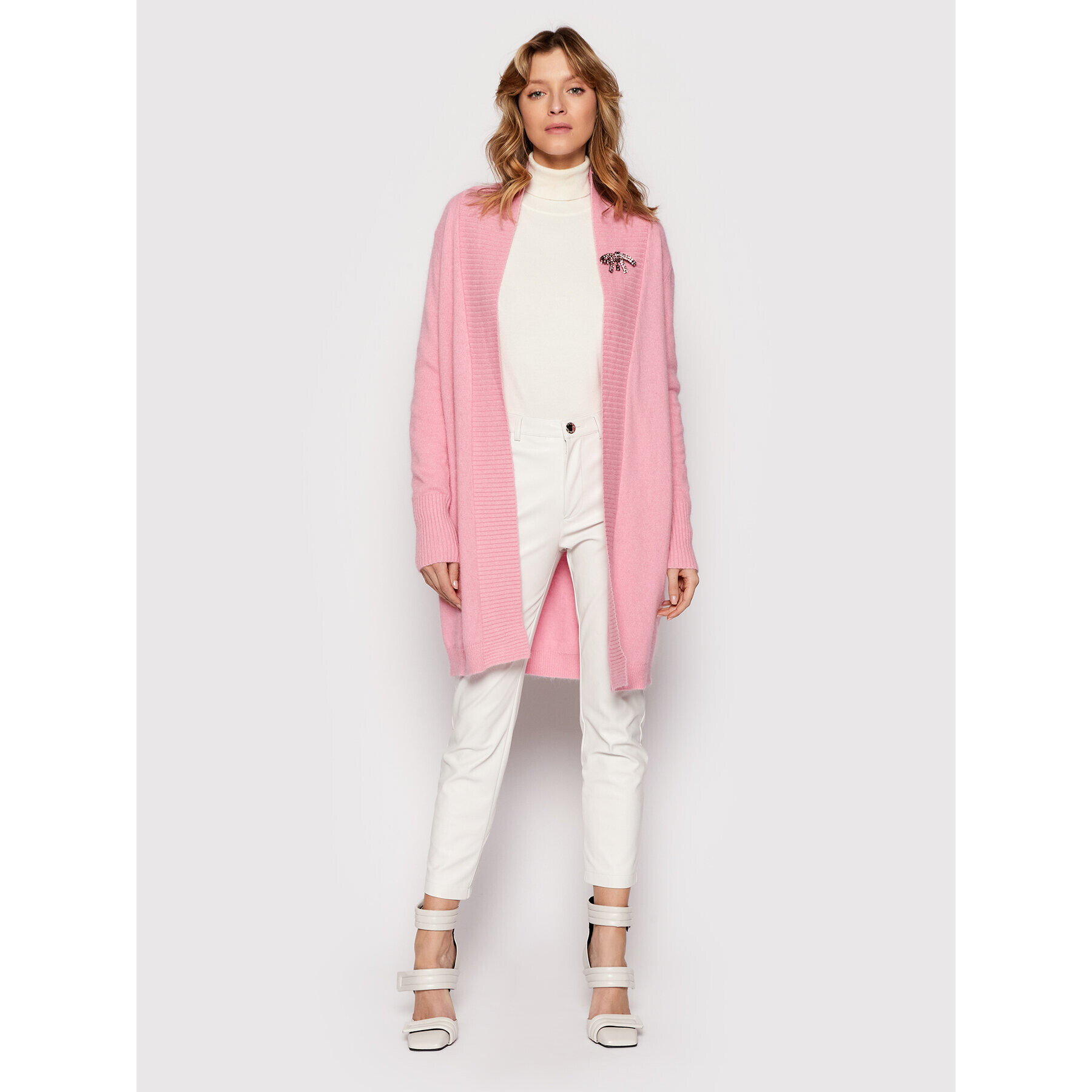 Blugirl Blumarine Cardigan RH1246-MA14M Roz Regular Fit - Pled.ro