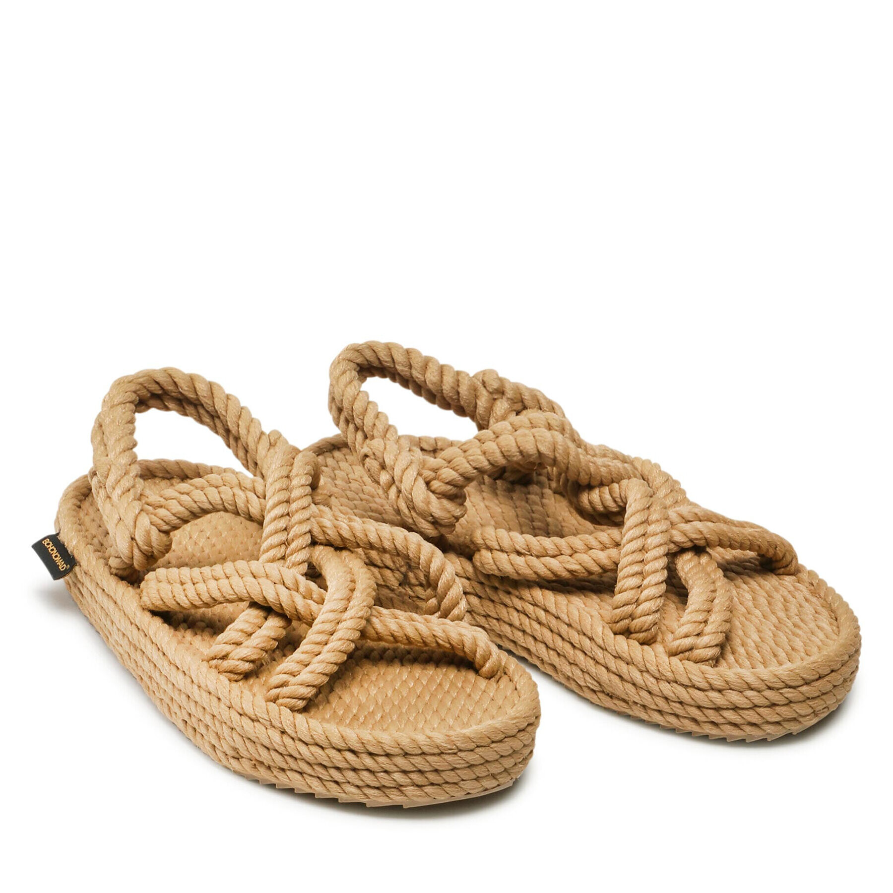 Bohonomad Sandale Bodrum Platform Sandal BOD.0012.PRS Bej - Pled.ro