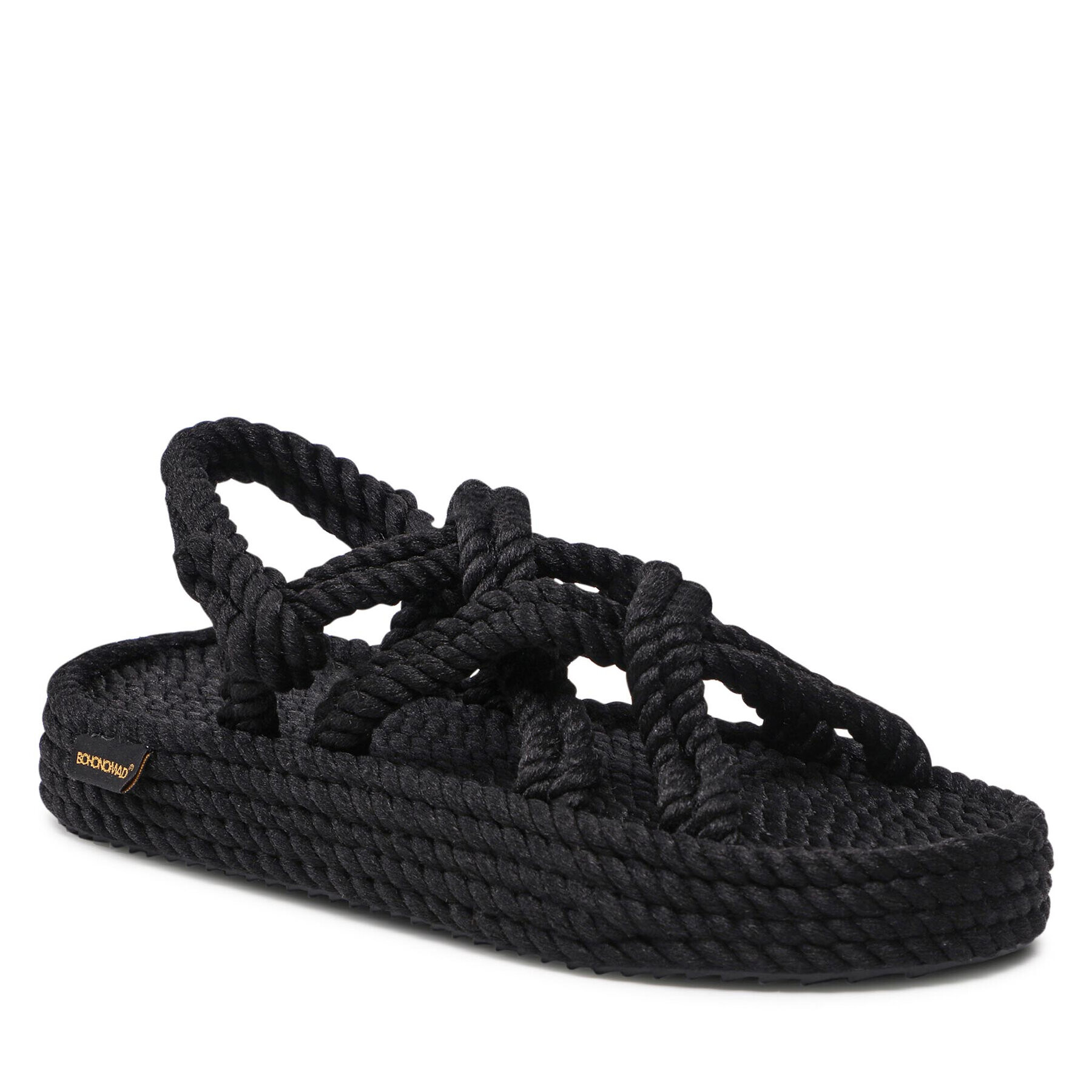 Bohonomad Sandale Bodrum Platform Sandal BOD.0020.PRS Negru - Pled.ro