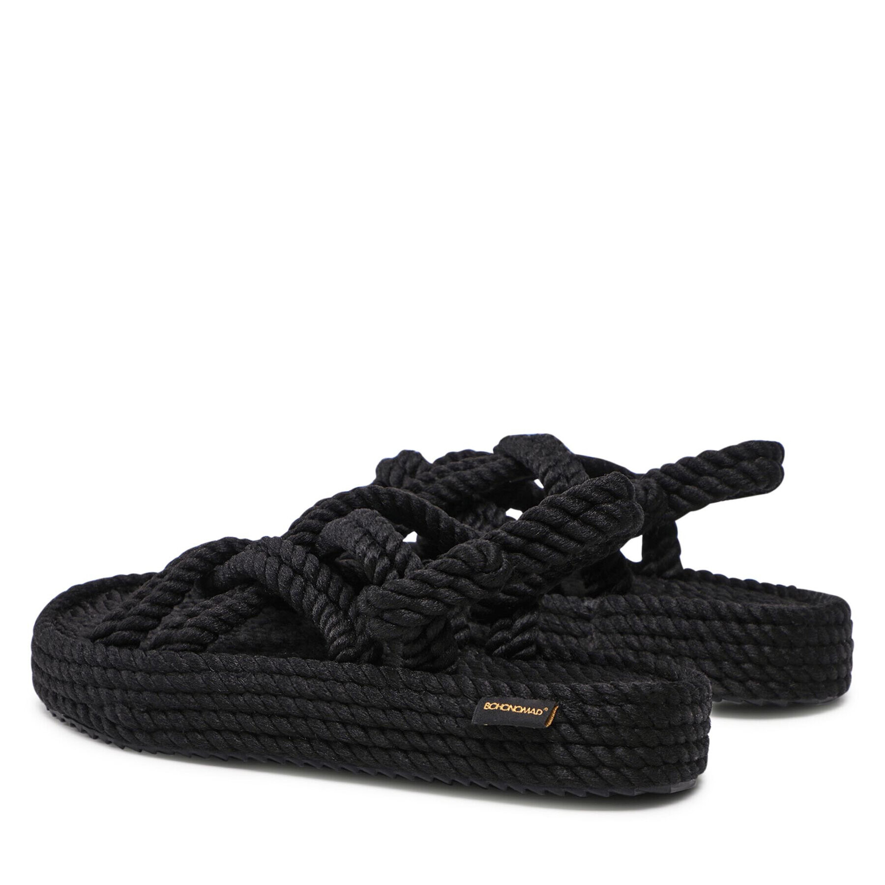 Bohonomad Sandale Bodrum Platform Sandal BOD.0020.PRS Negru - Pled.ro