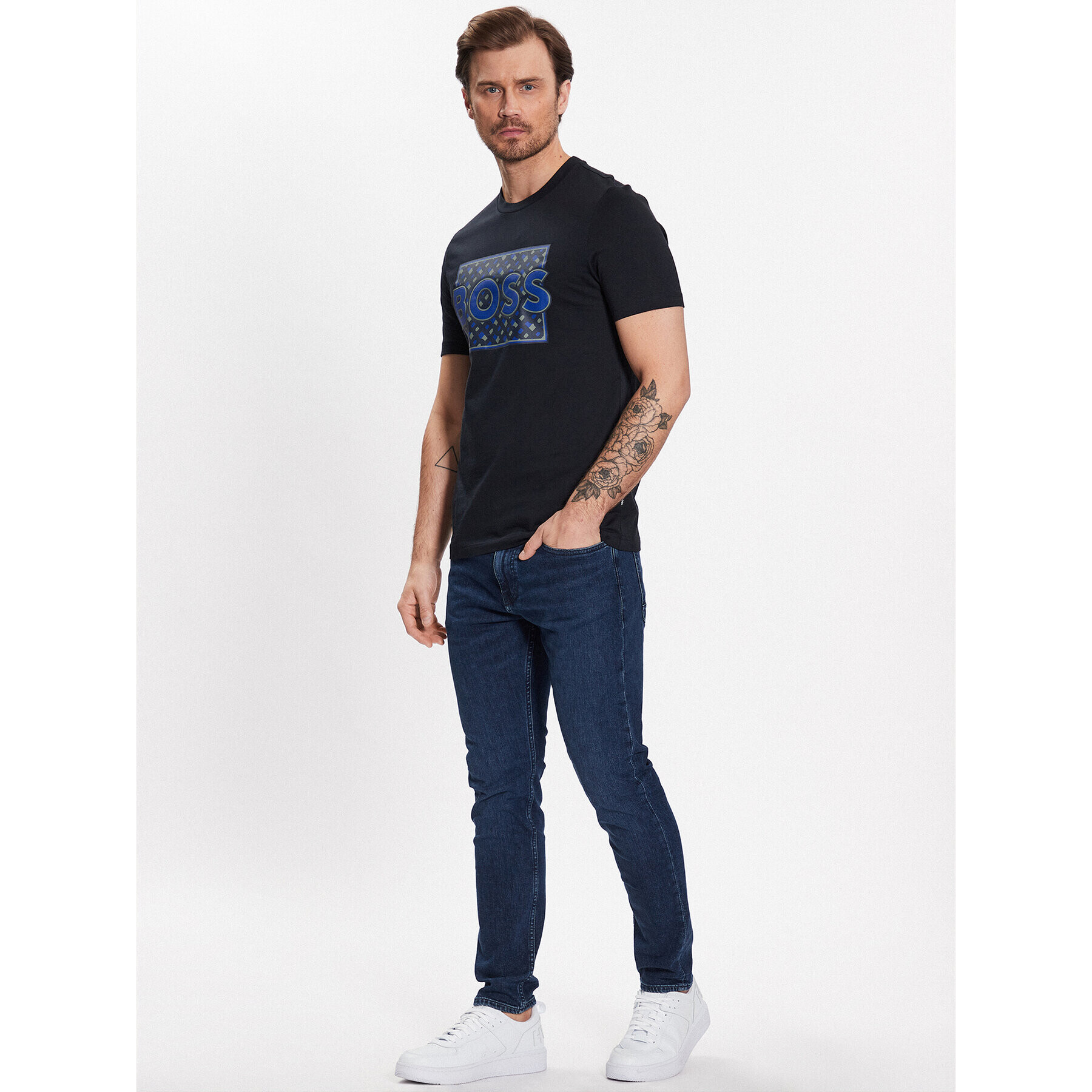 Boss Blugi Delano 50488326 Albastru Slim Fit - Pled.ro