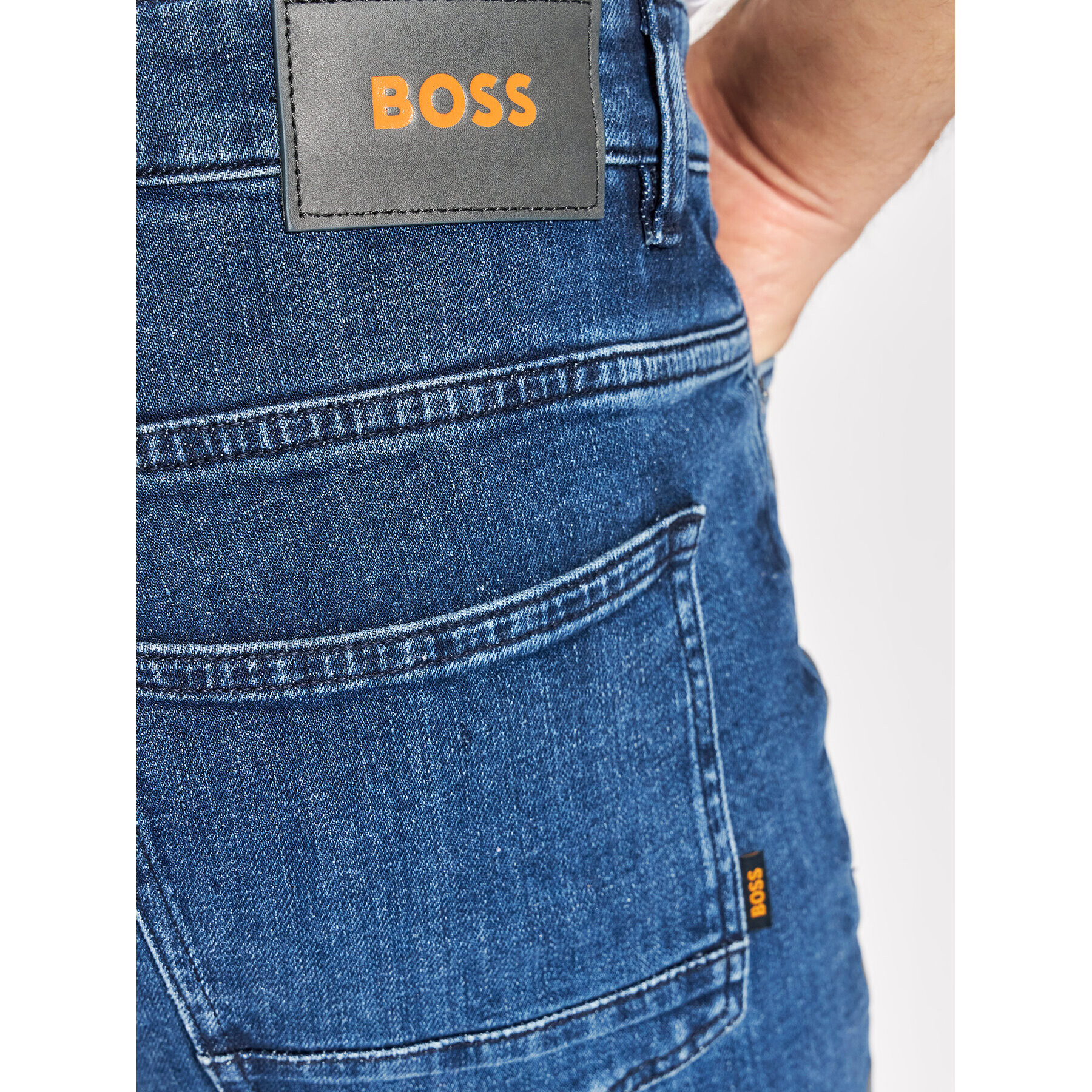 Boss Blugi Delaware 50470097 Albastru Slim Fit - Pled.ro