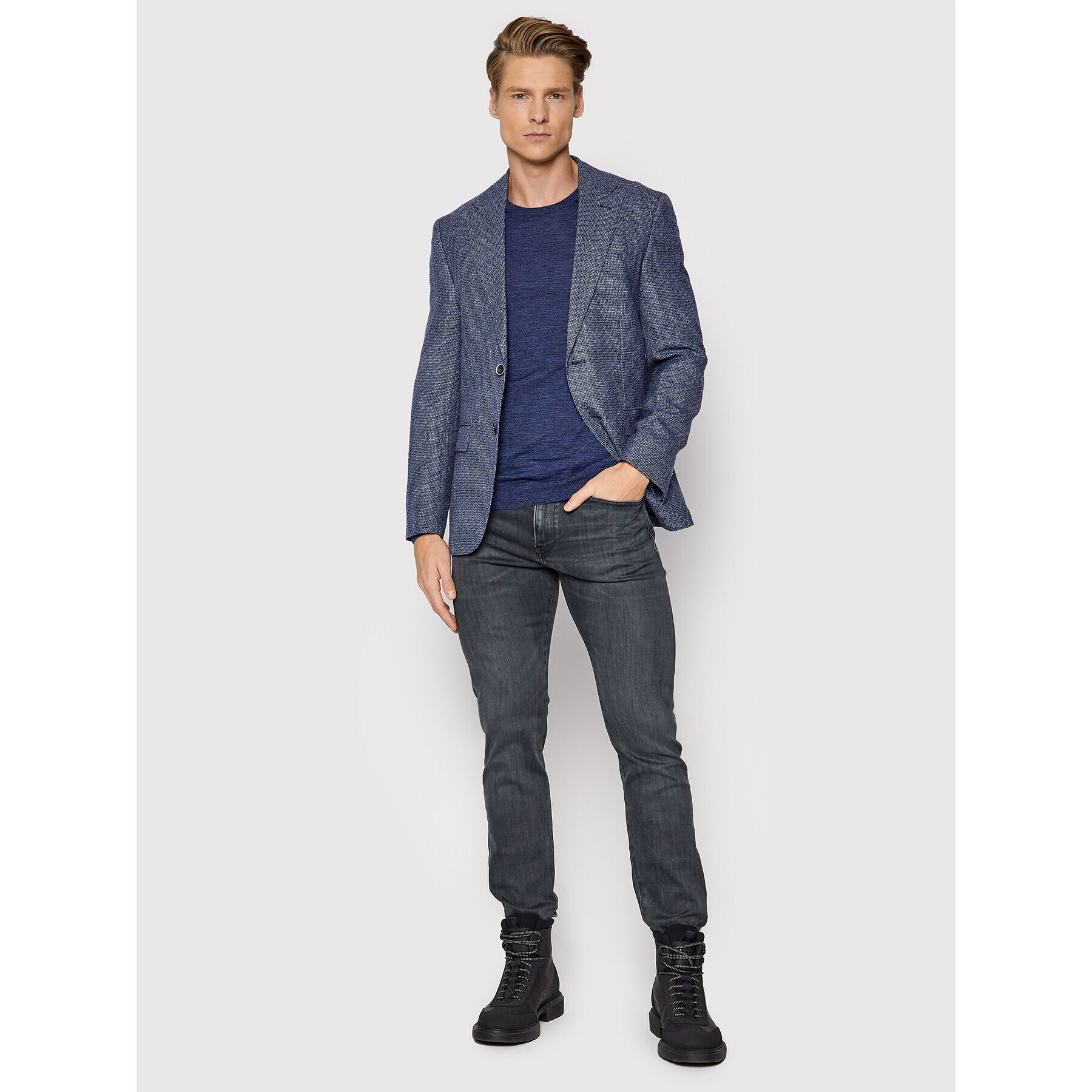 Boss Blugi Delaware3-1 50458148 Gri Slim Fit - Pled.ro