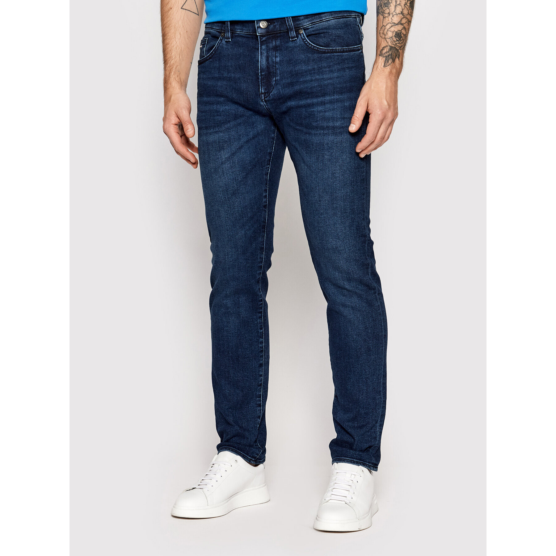 Boss Blugi Delaware3-1 50467360 Bleumarin Slim Fit - Pled.ro