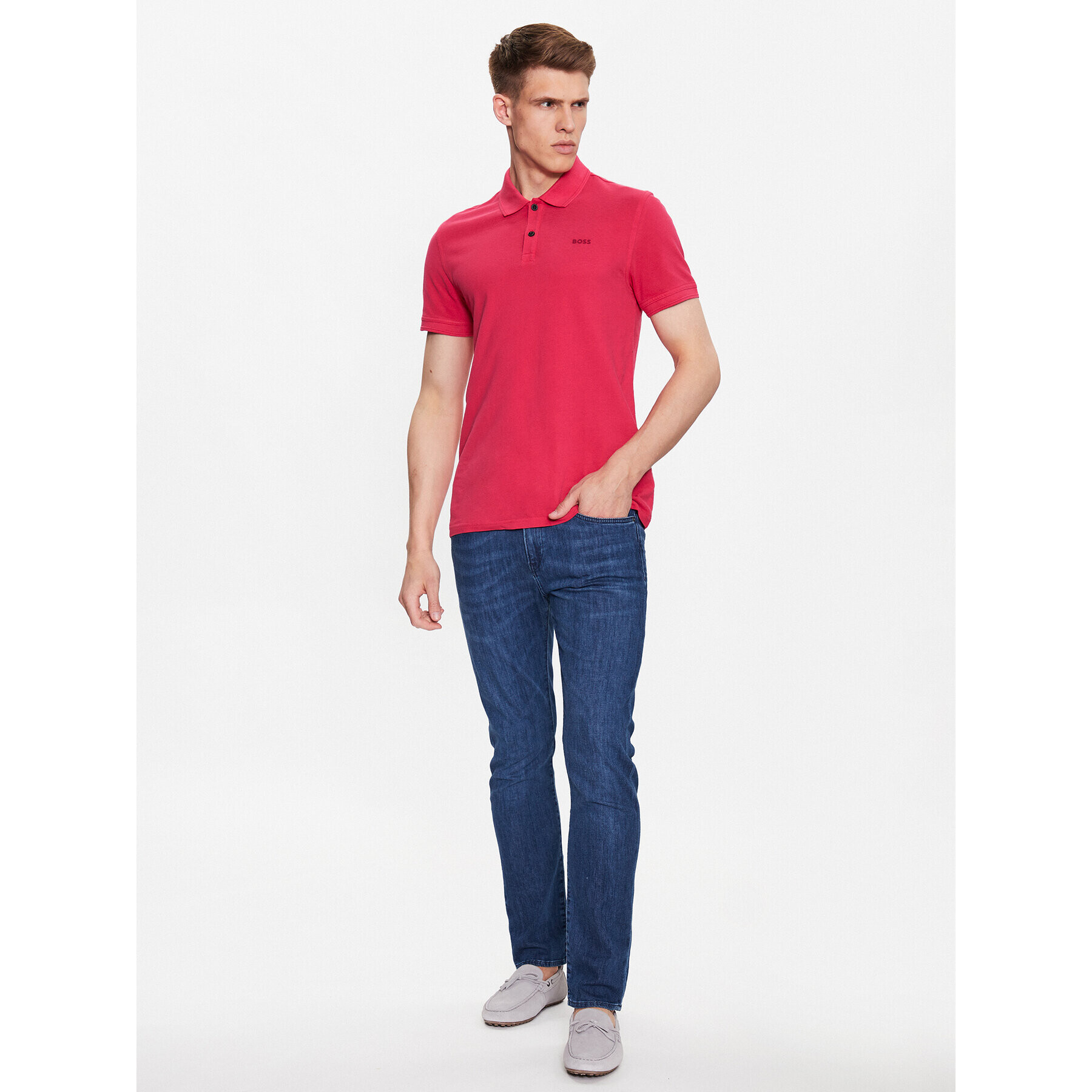 Boss Blugi Delaware3-1 50488485 Bleumarin Slim Fit - Pled.ro