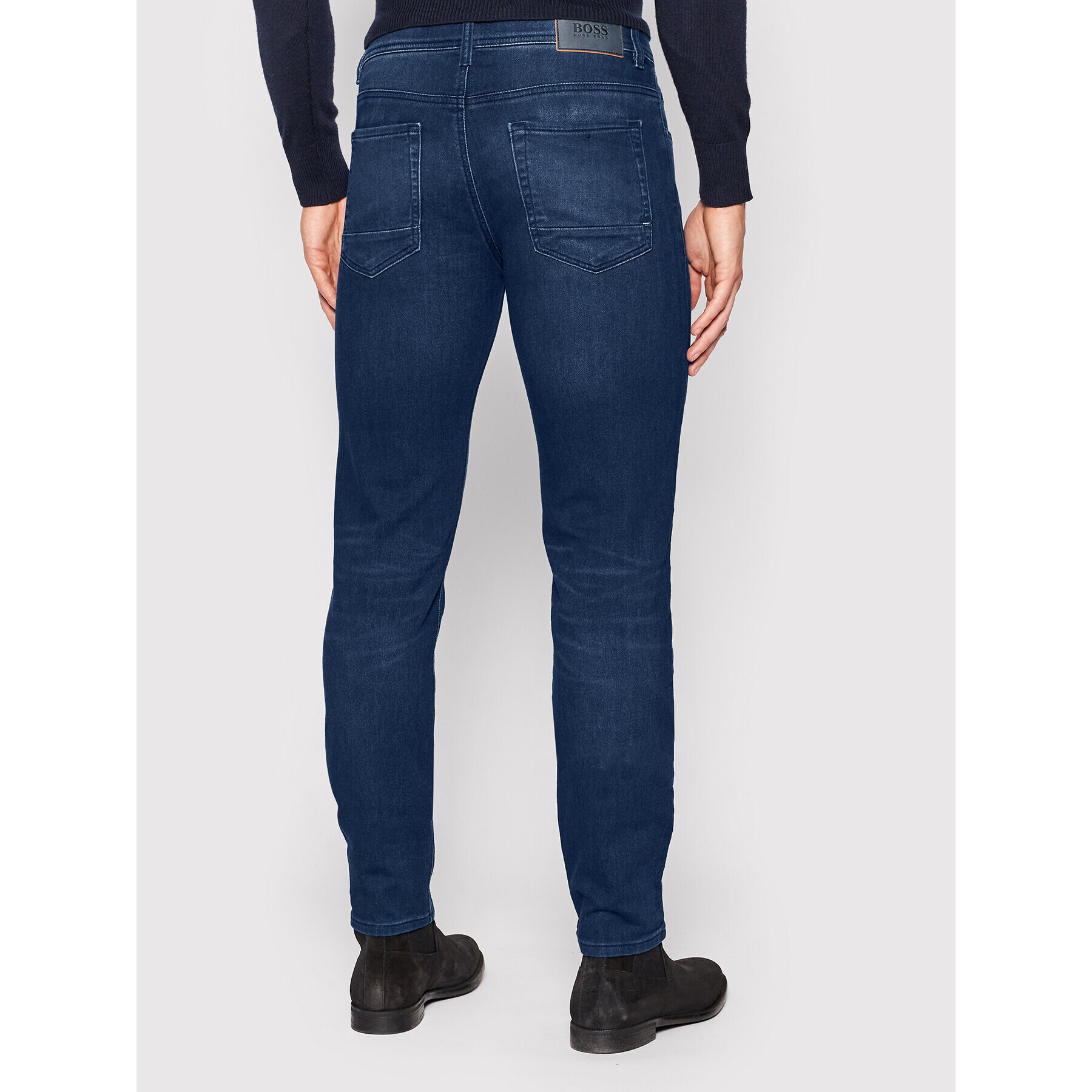 Boss Blugi Taber 50463454 Bleumarin Tapered Fit - Pled.ro