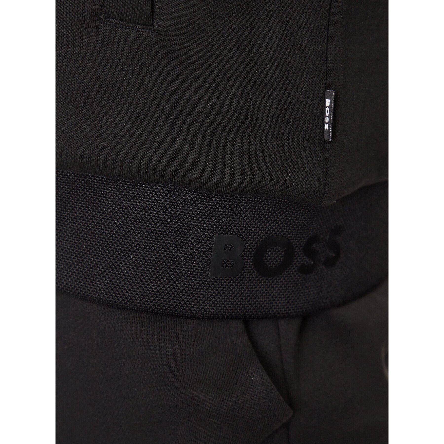 Boss Bluză 50481761 Negru Regular Fit - Pled.ro