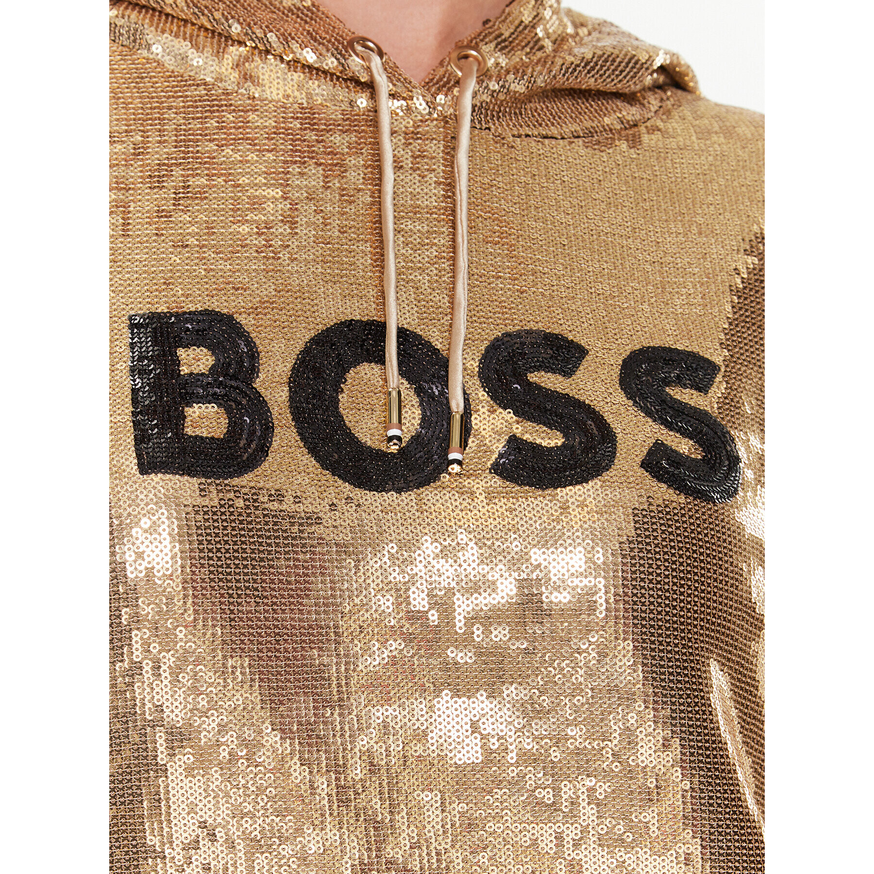 Boss Bluză 50483049 Auriu Relaxed Fit - Pled.ro