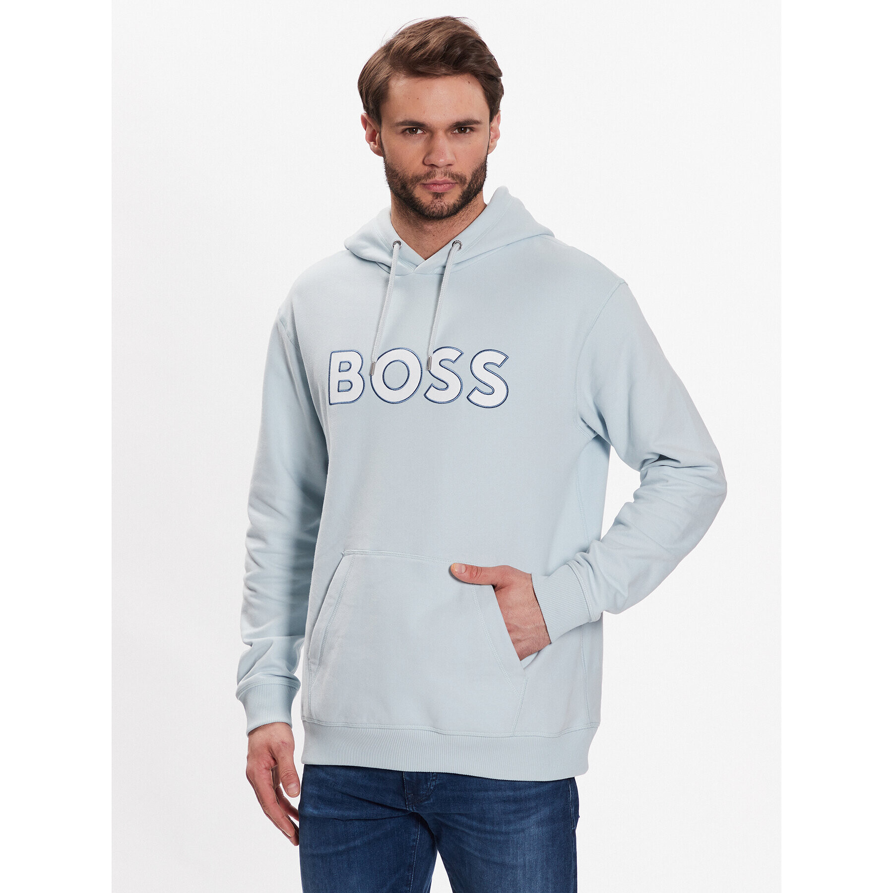 Boss Bluză 50483453 Albastru - Pled.ro